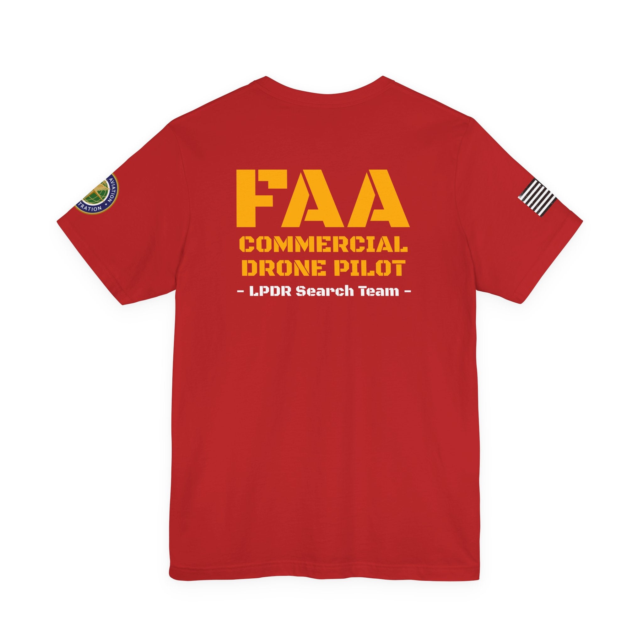 Custom FAA Drone Pilot Tee - LPDR