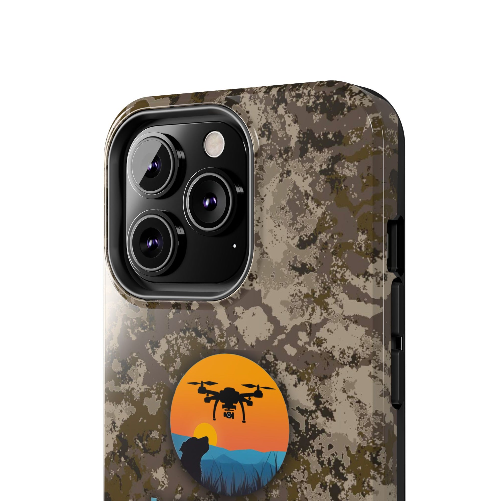 Lost Pet Drone Recovery Phone Case - Camo