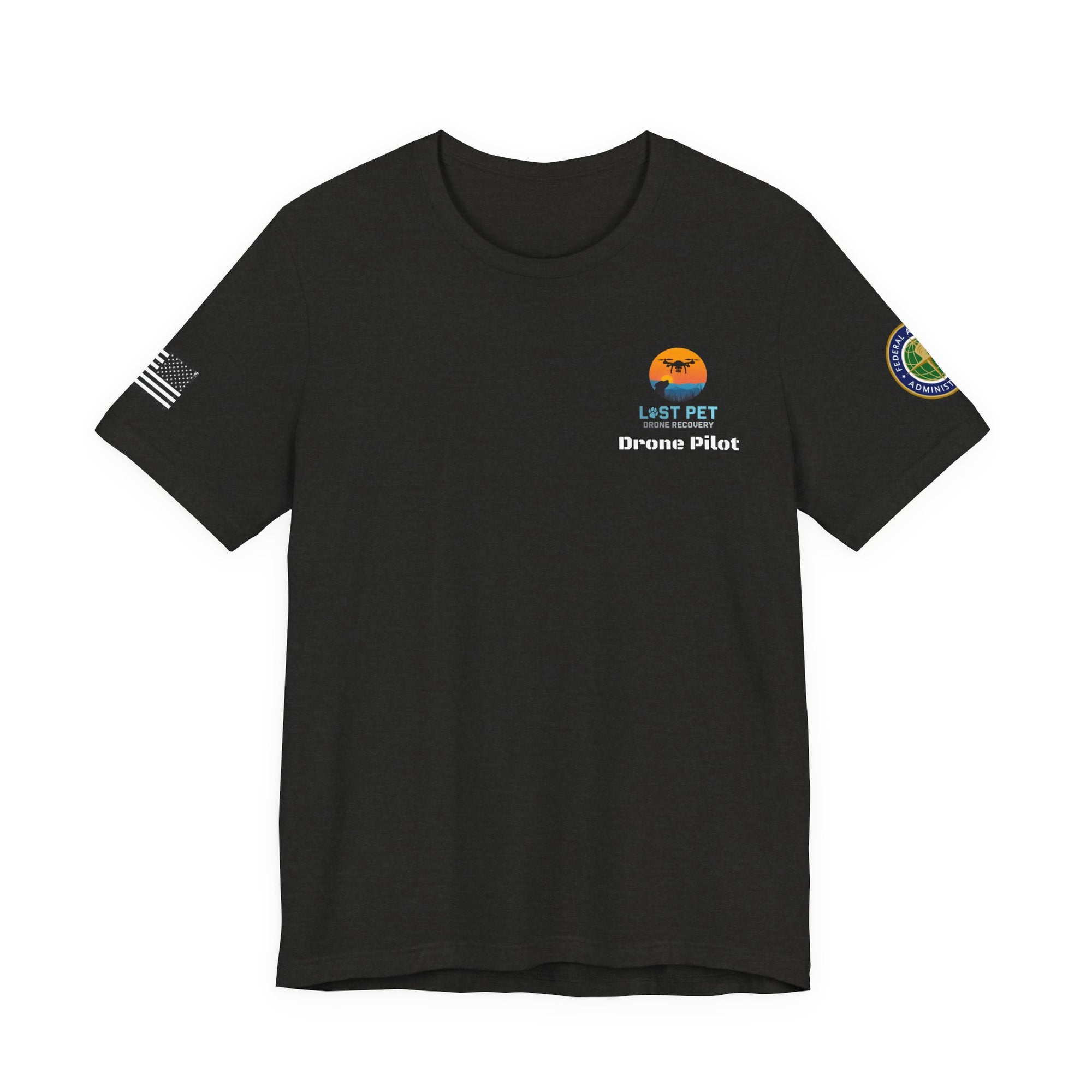 Custom FAA Drone Pilot Tee - LPDR