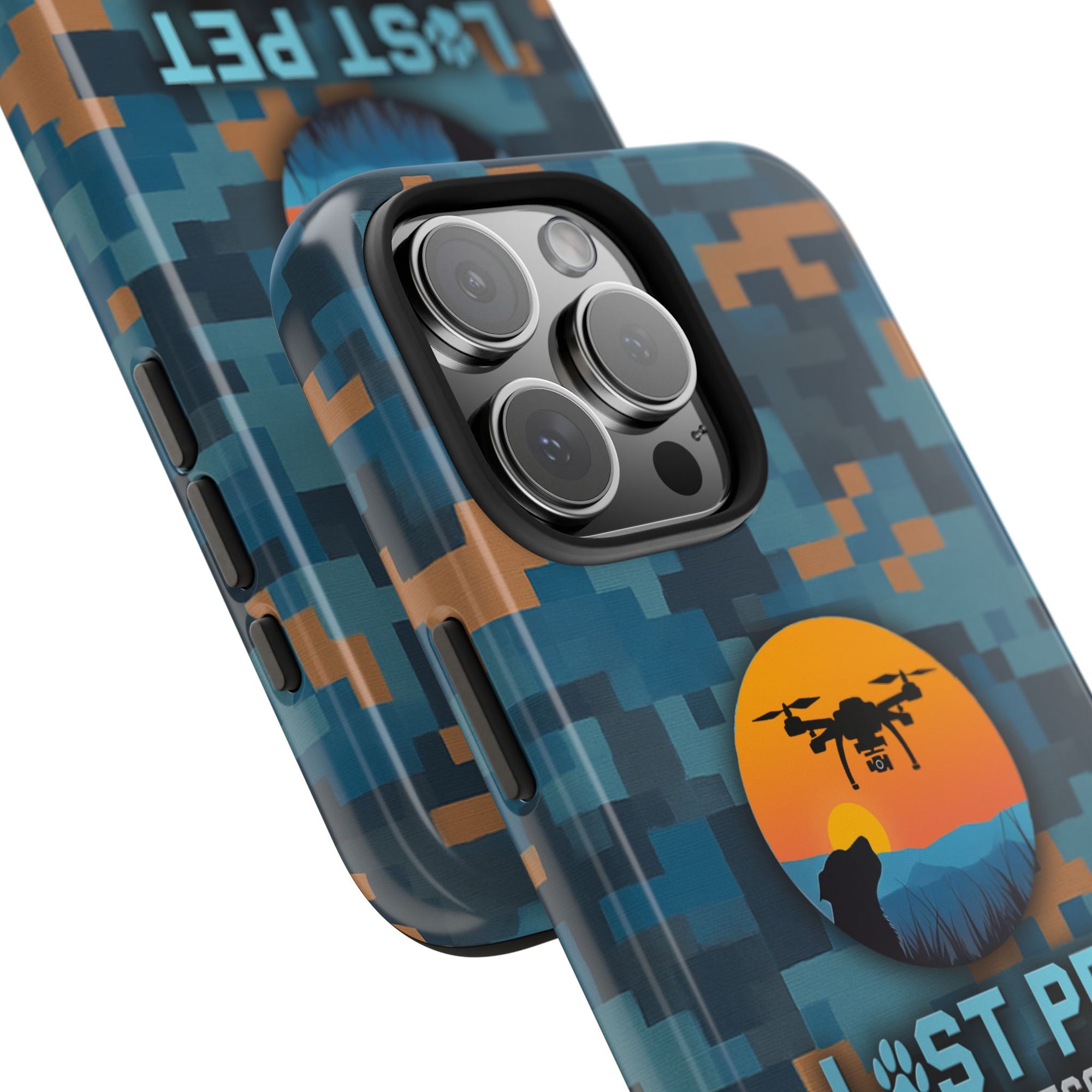Lost Pet Drone Recovery Phone Case - *Signature LPDR Brand Camo*