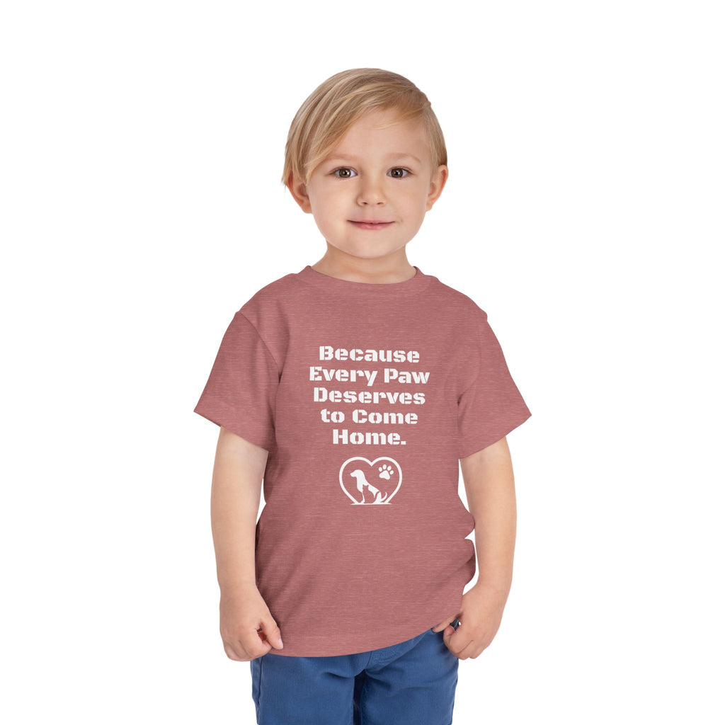LPDR Toddler Tee - Every Paw Deserves to Come Home