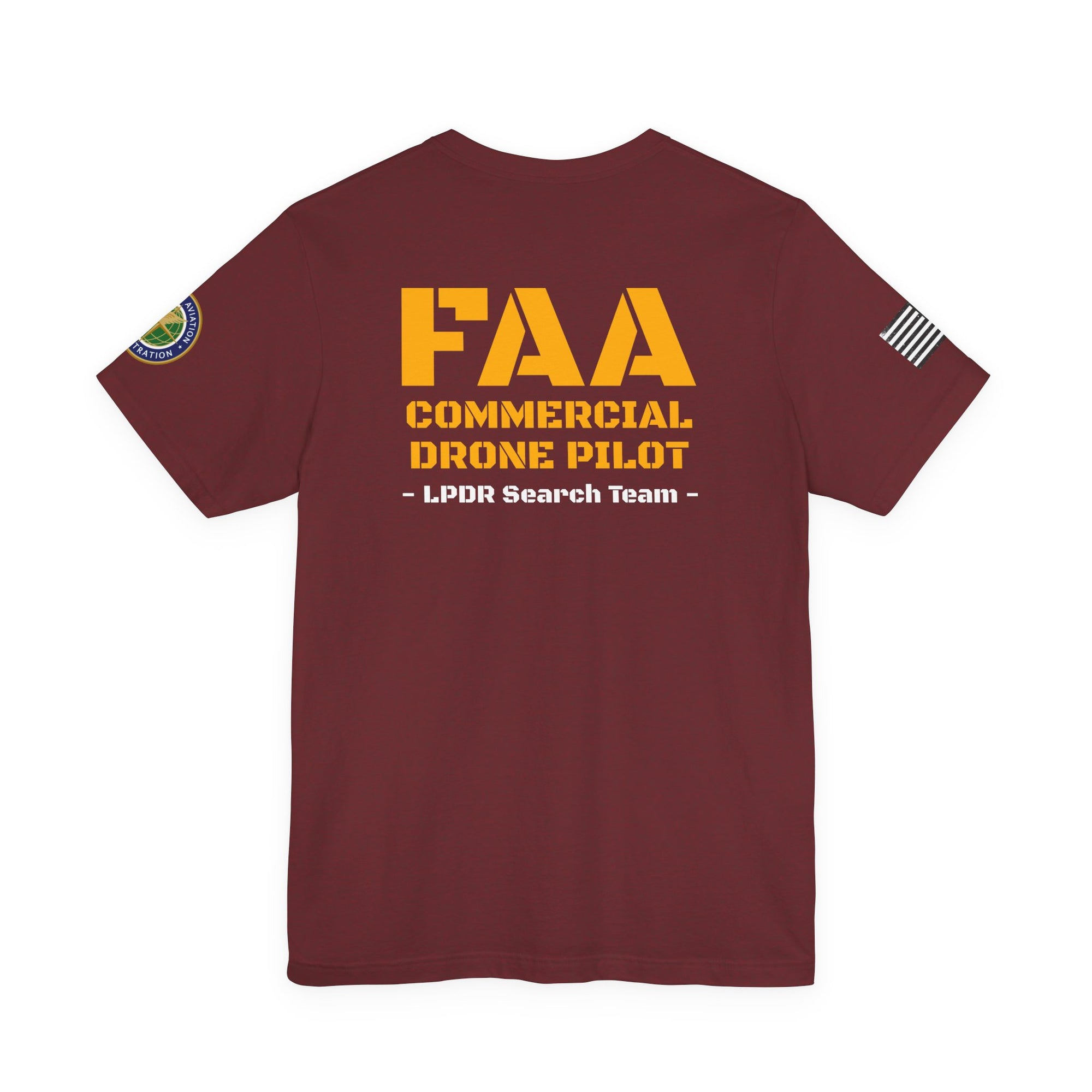Custom FAA Drone Pilot Tee - LPDR