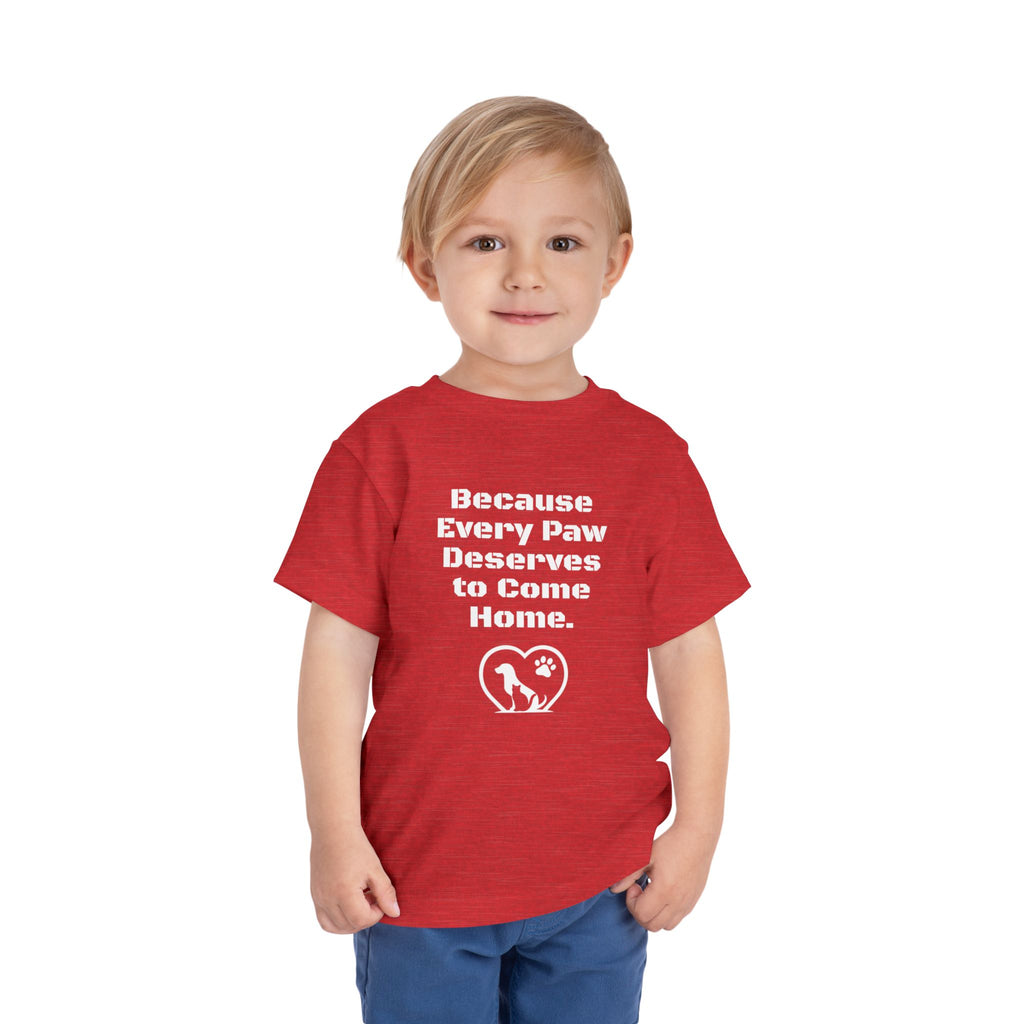 LPDR Toddler Tee - Every Paw Deserves to Come Home