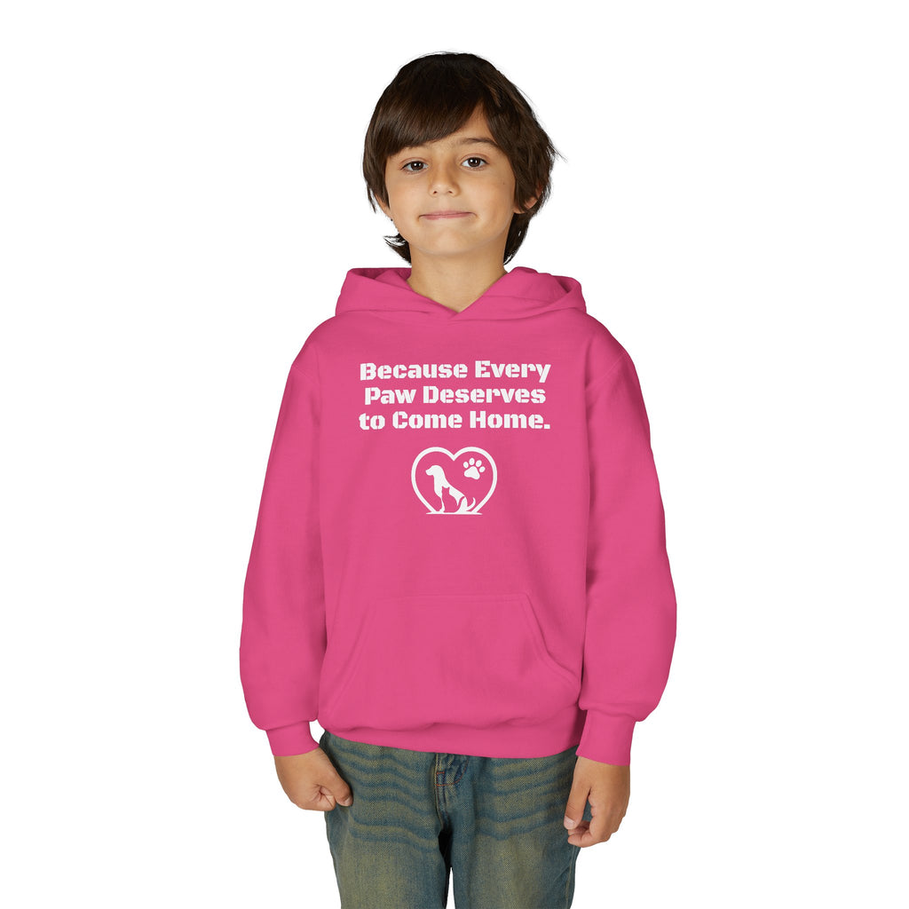 LPDR Hoodie for Youth – Because Every Paw Deserves to Come Home!