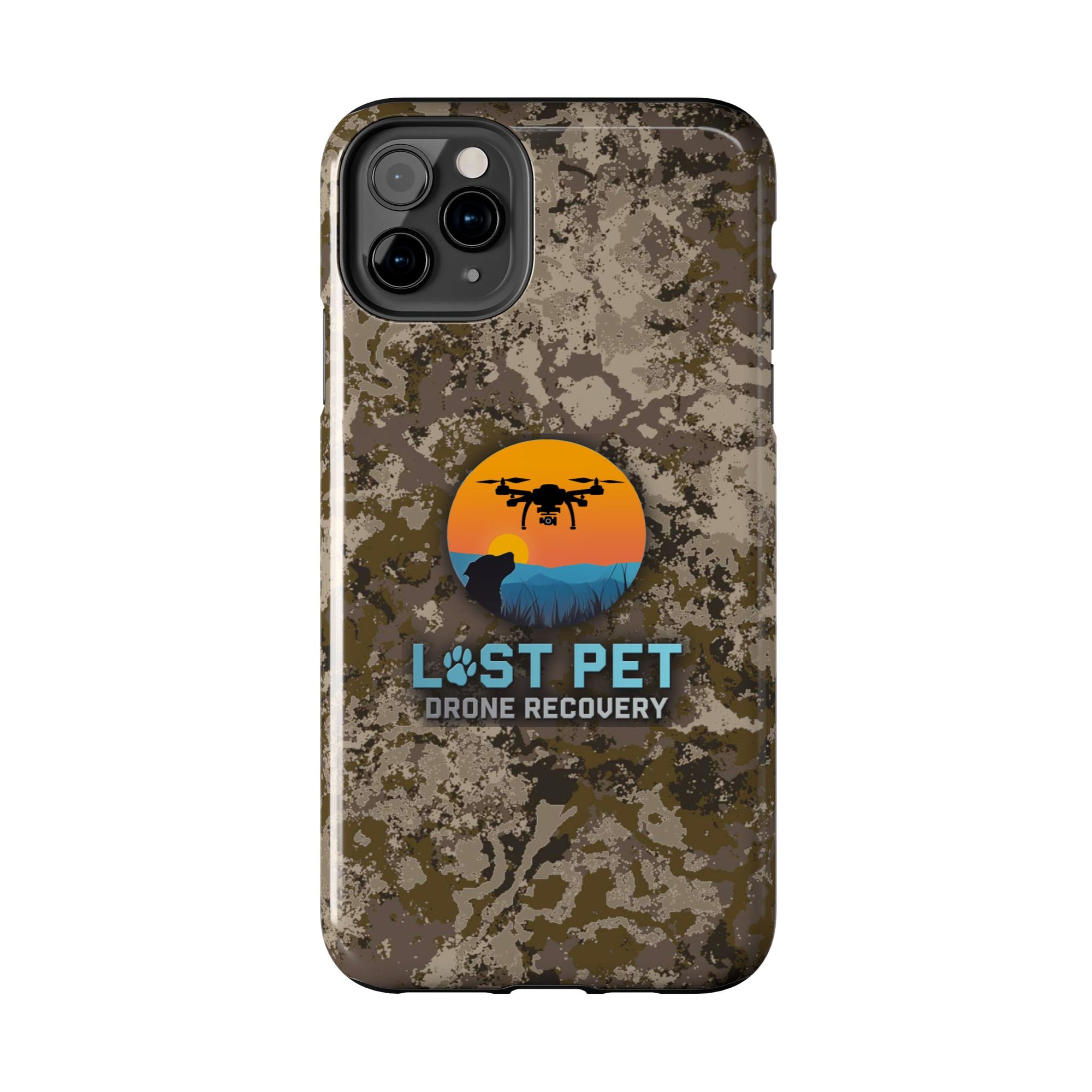 Lost Pet Drone Recovery Phone Case - Camo