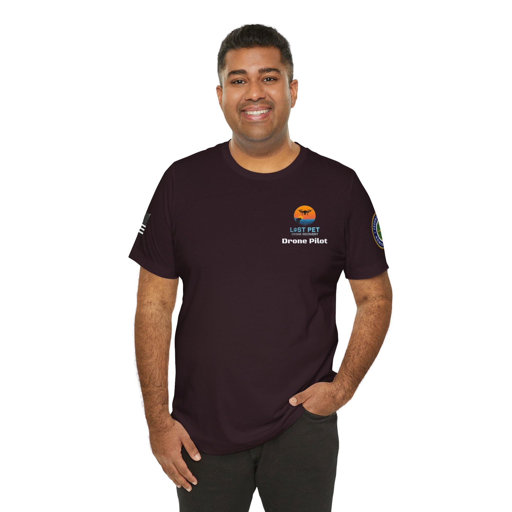 Custom FAA Drone Pilot Tee - LPDR