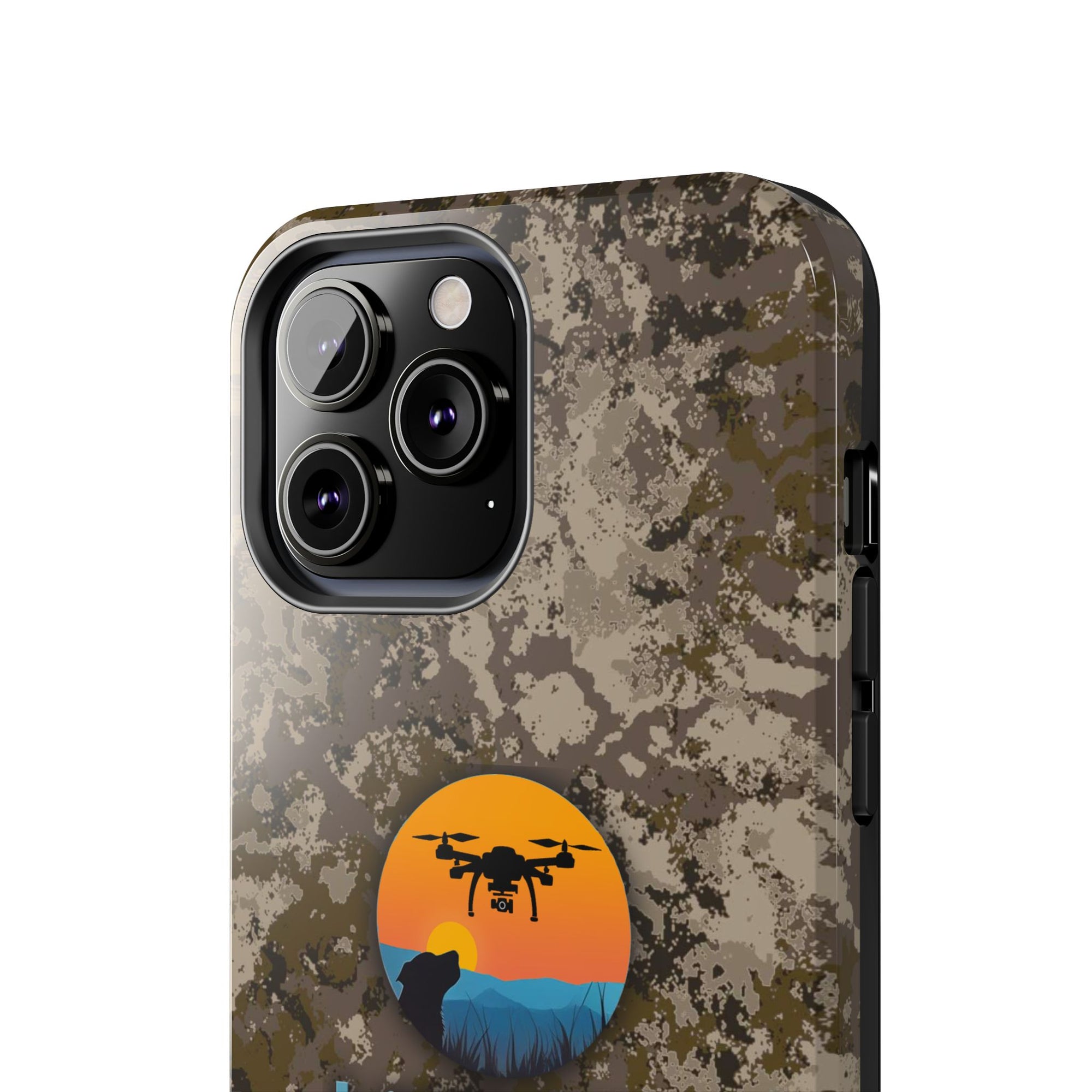Lost Pet Drone Recovery Phone Case - Camo