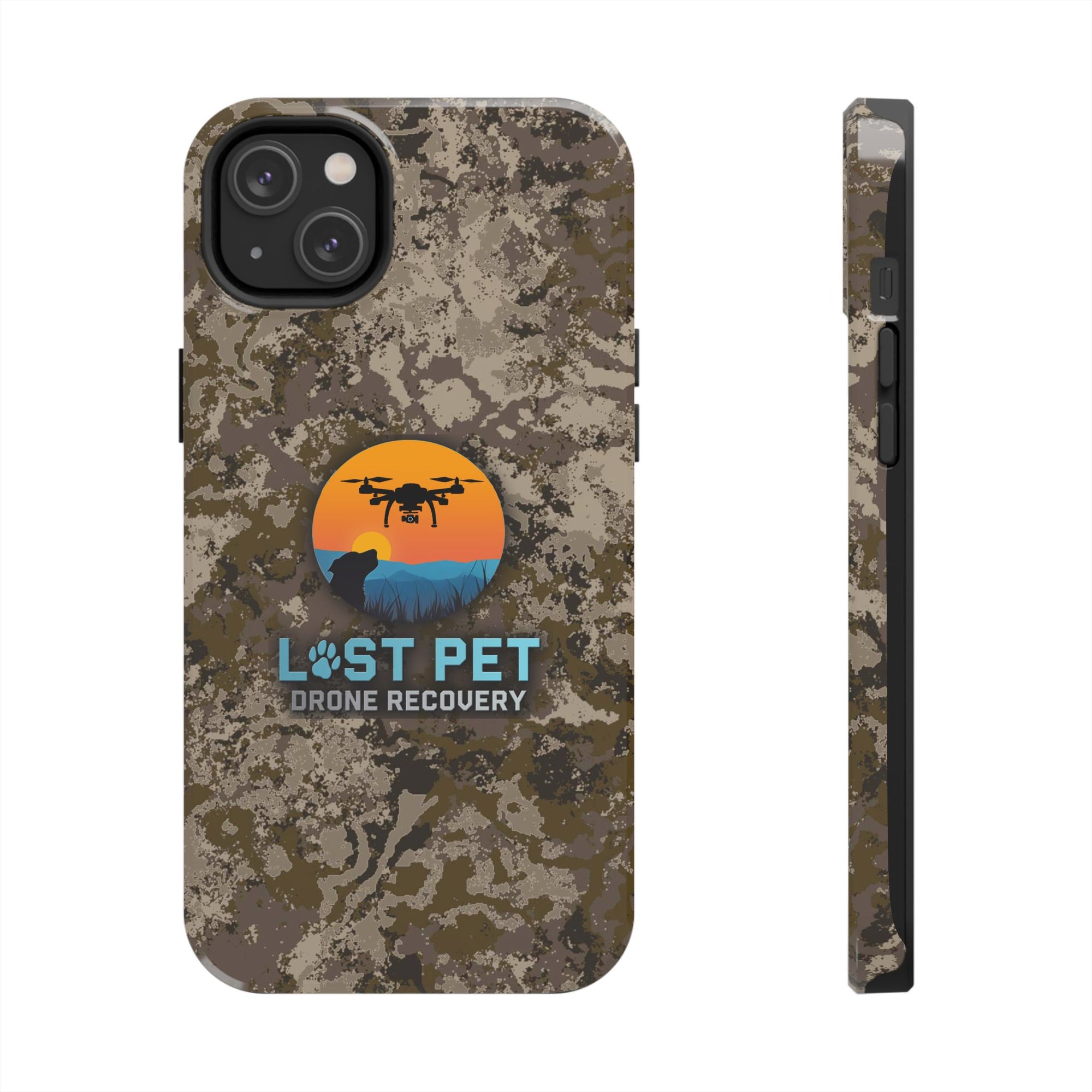 Lost Pet Drone Recovery Phone Case - Camo