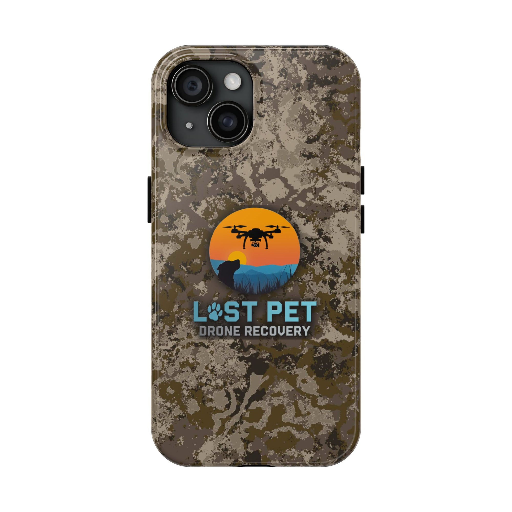 Lost Pet Drone Recovery Phone Case - Camo