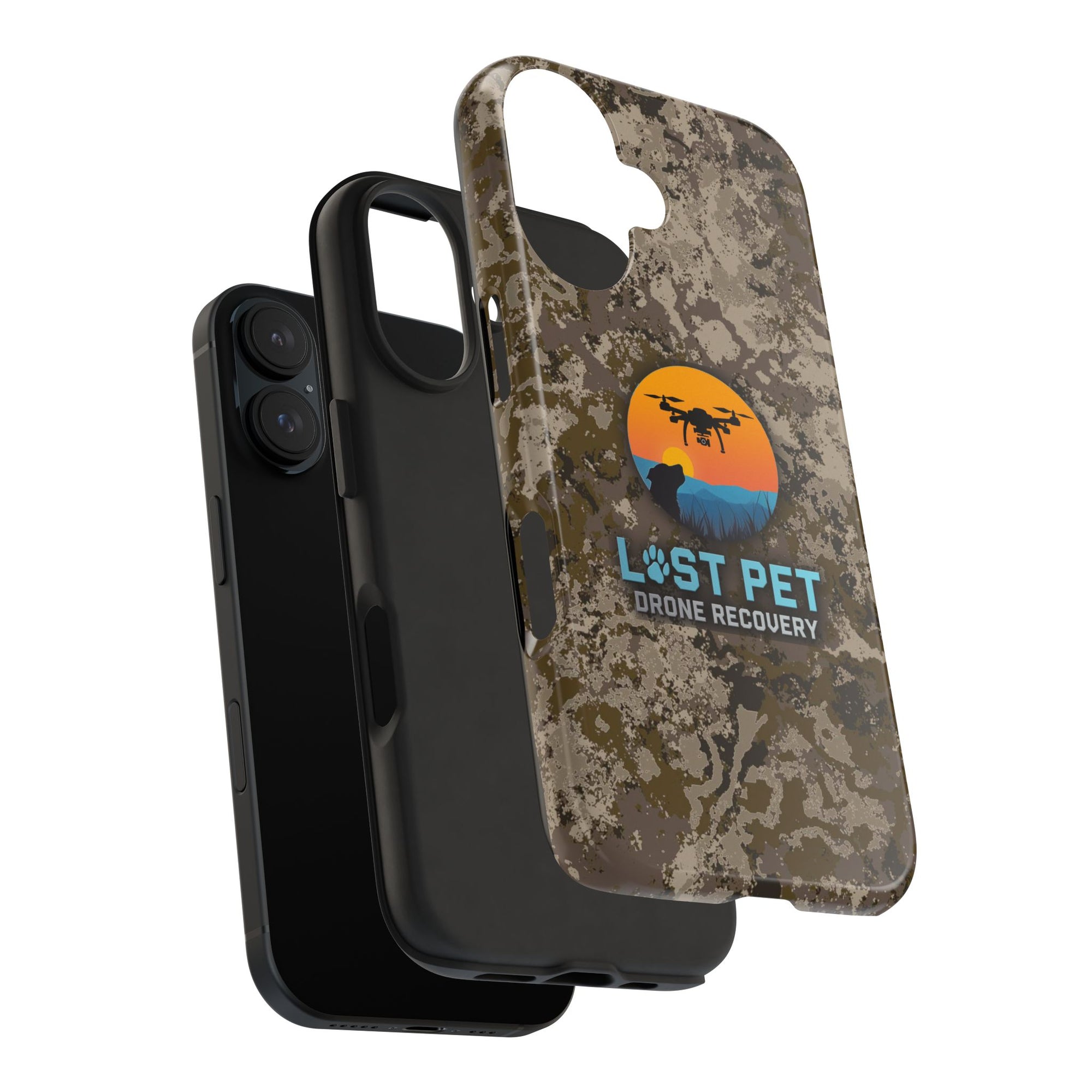 Lost Pet Drone Recovery Phone Case - Camo