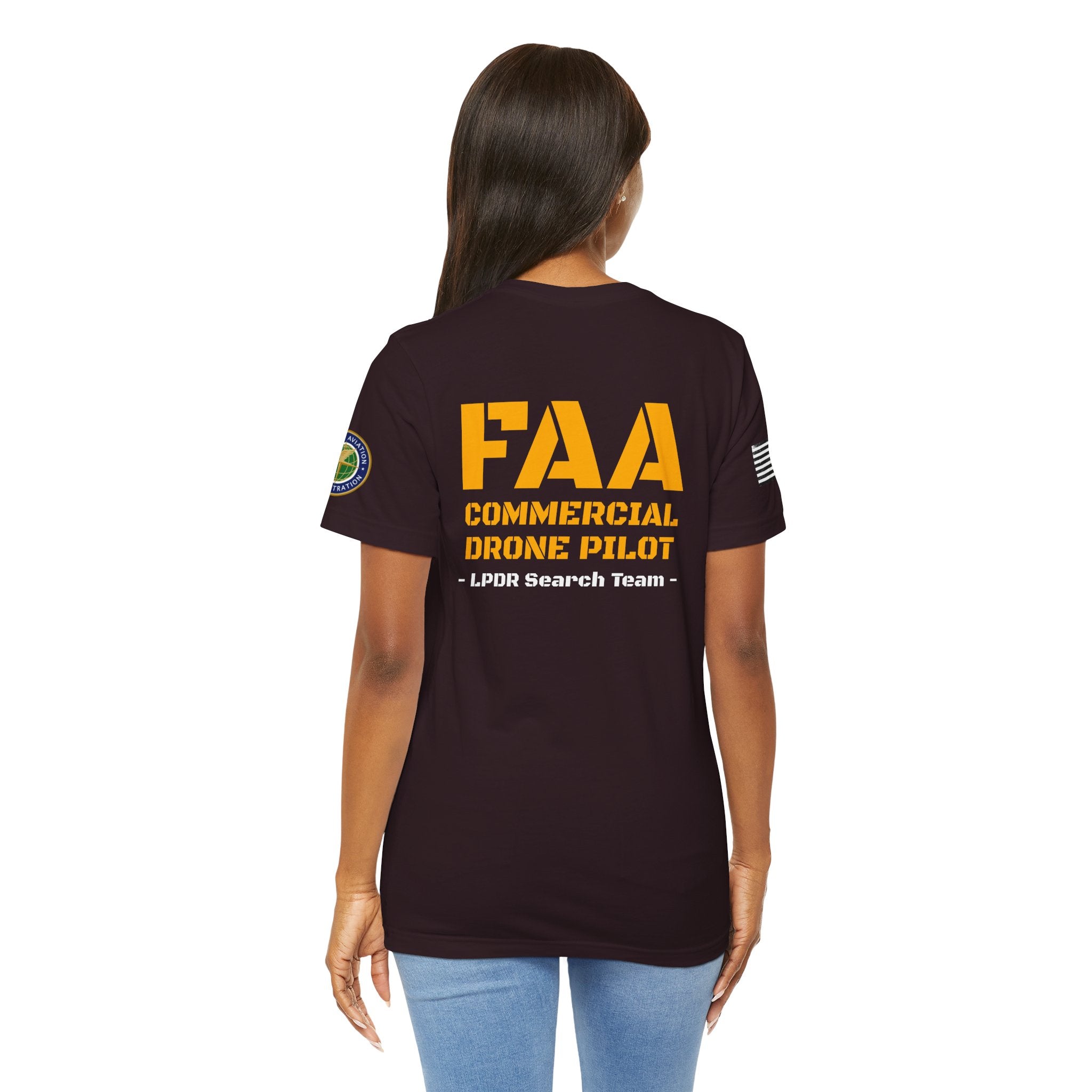 Custom FAA Drone Pilot Tee - LPDR