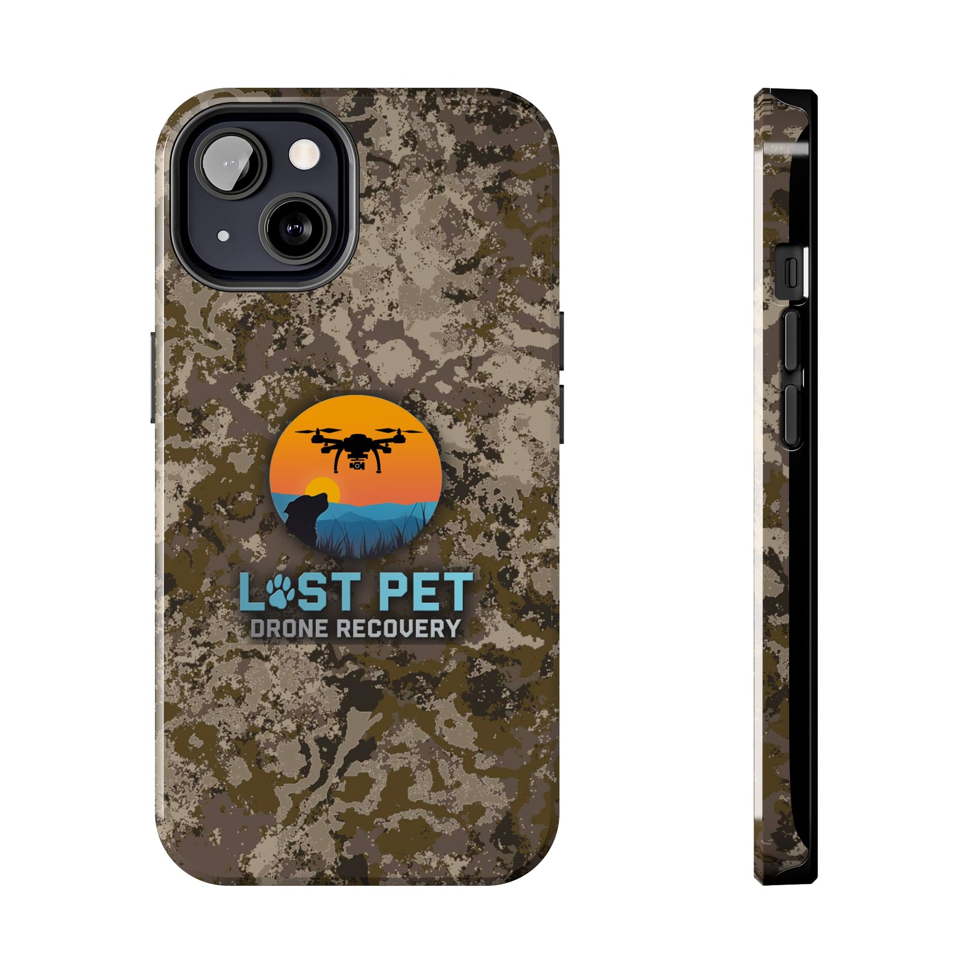 Lost Pet Drone Recovery Phone Case - Camo