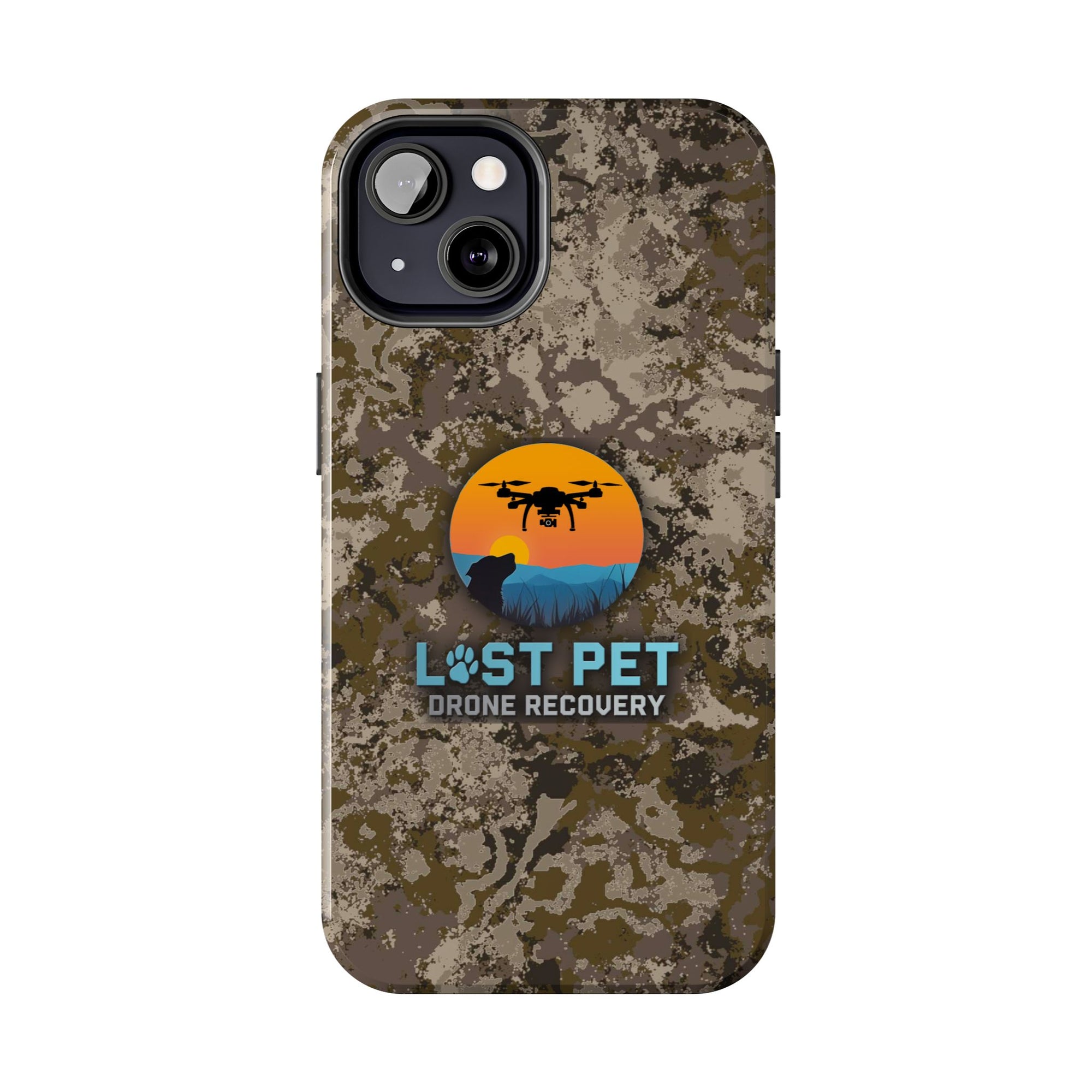 Lost Pet Drone Recovery Phone Case - Camo