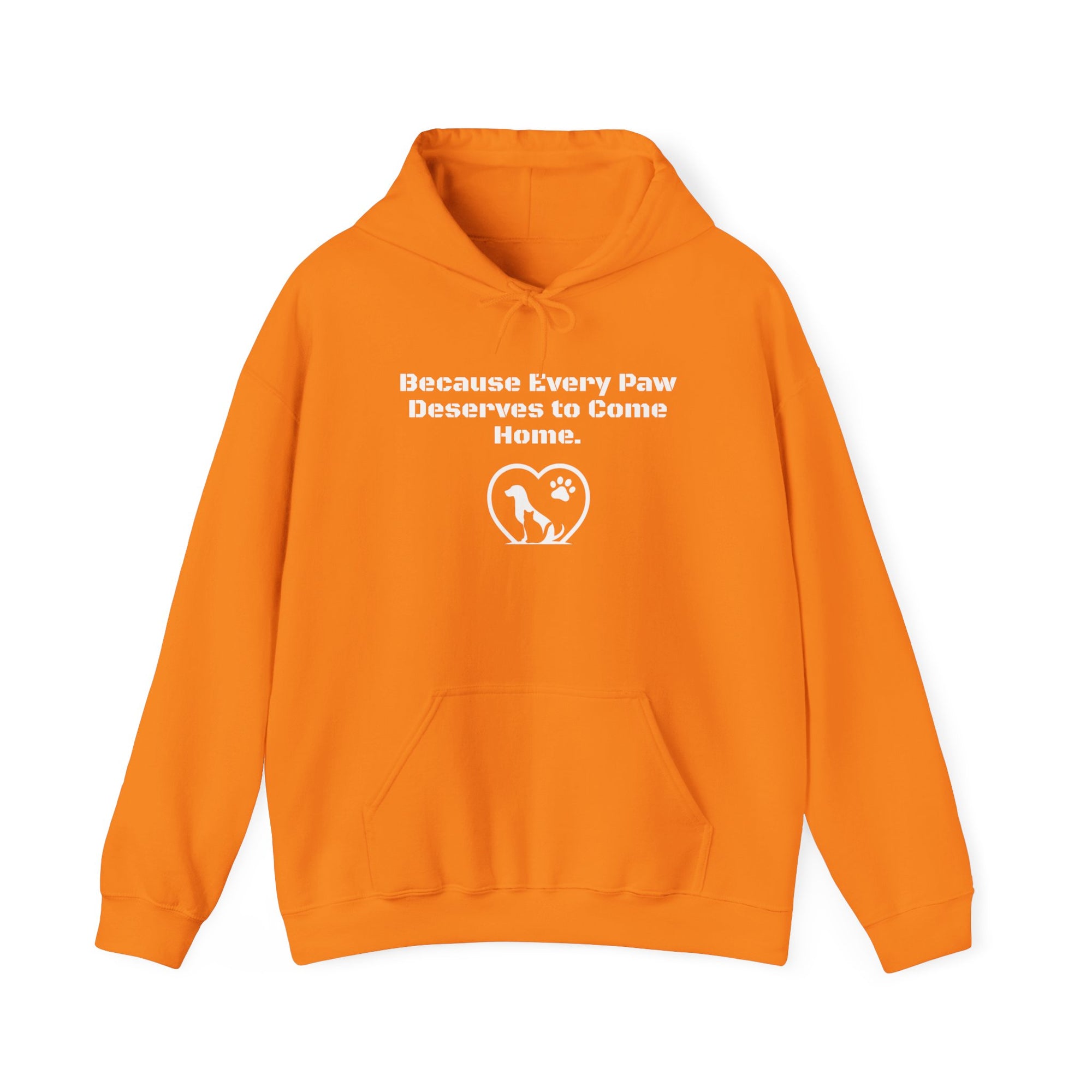 Blaze Orange Lost Pet Recovery Hoodie - Unisex