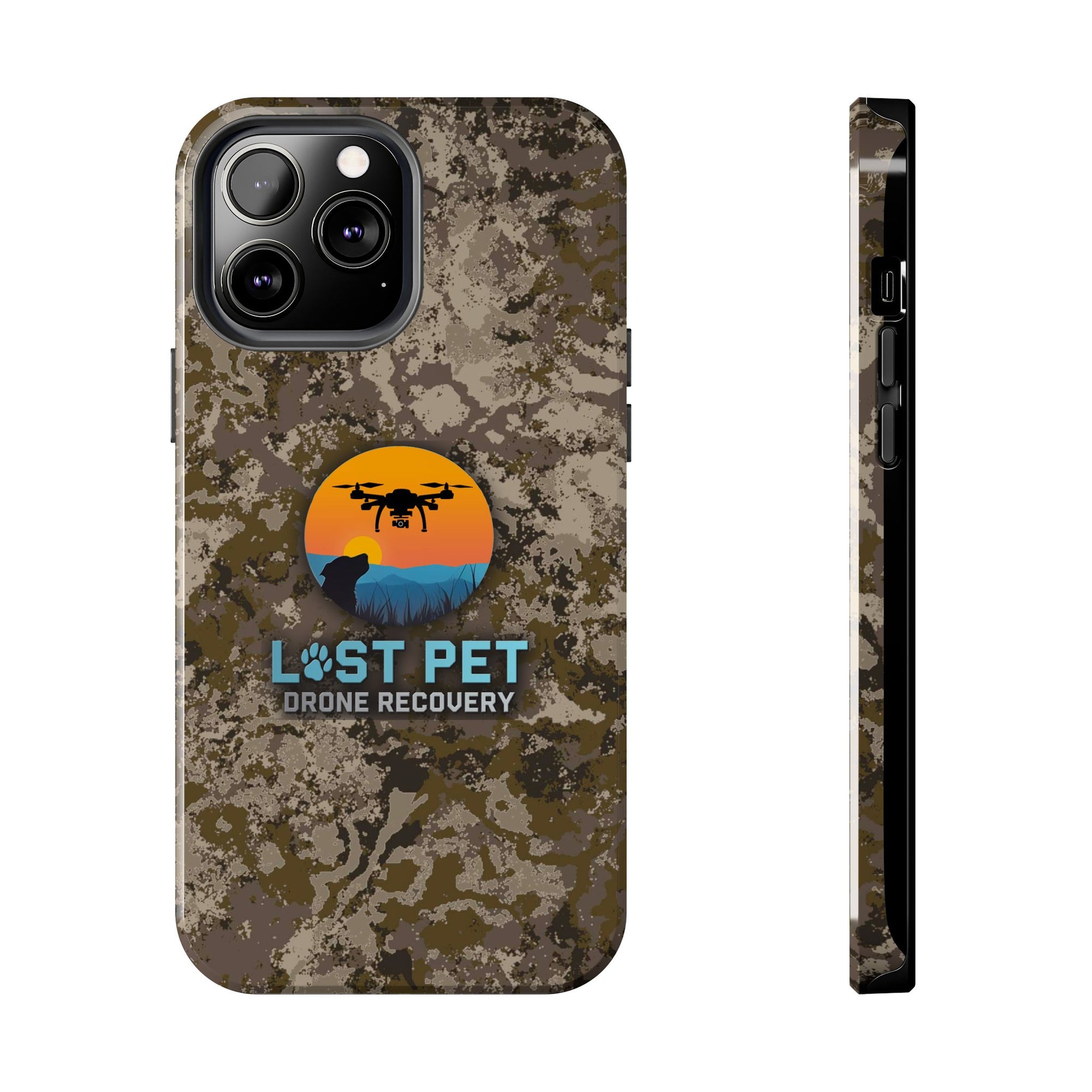 Lost Pet Drone Recovery Phone Case - Camo