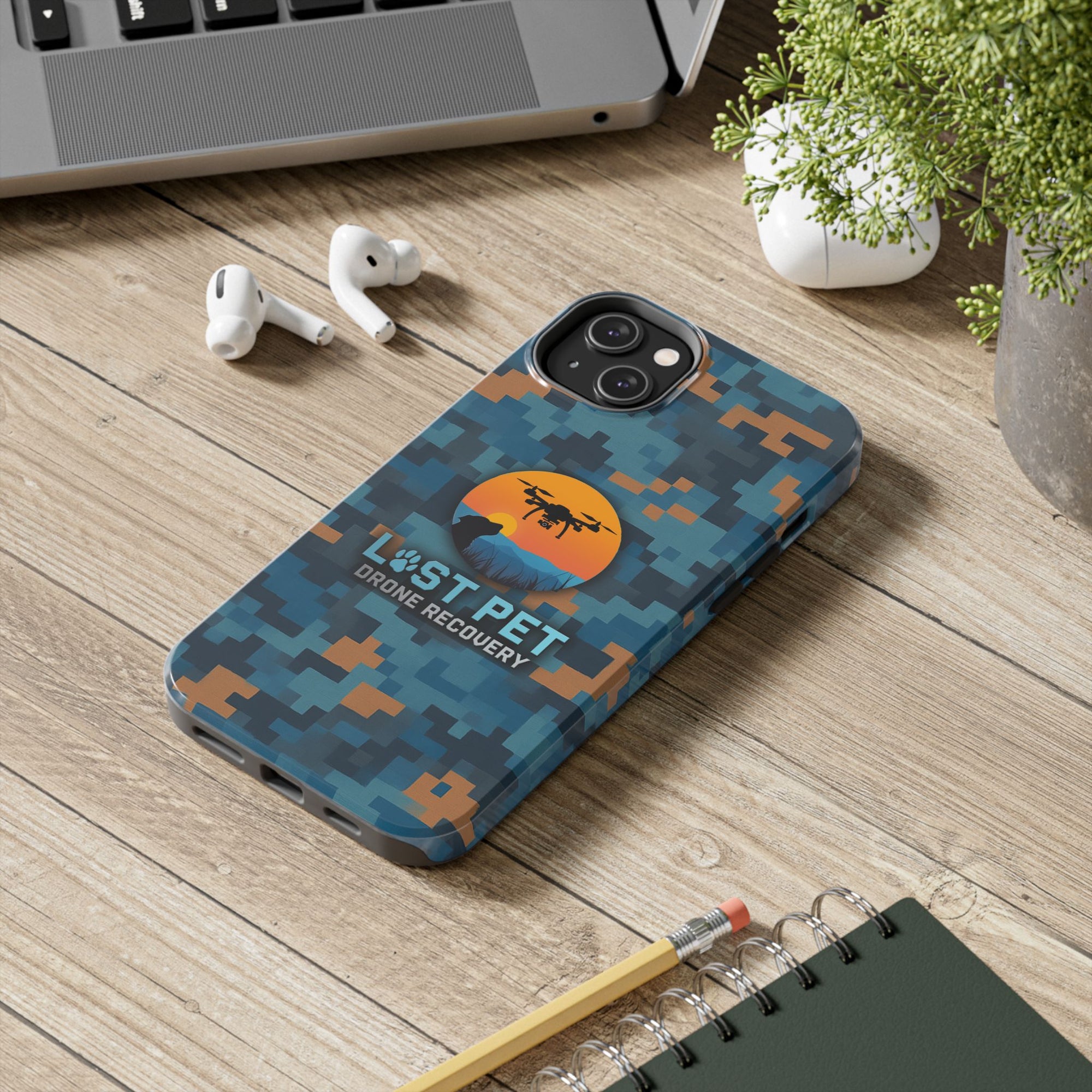 Lost Pet Drone Recovery Phone Case - *Signature LPDR Brand Camo*