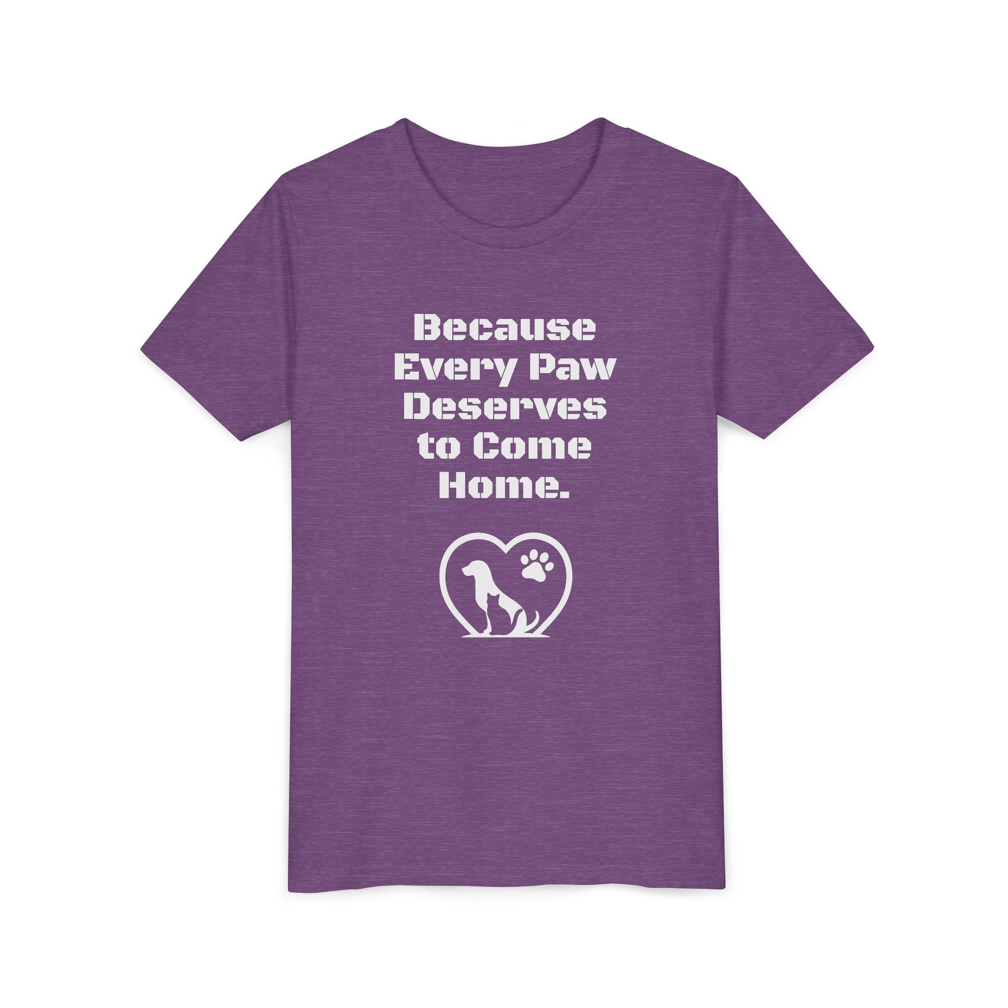 LPDR Youth Tee - Every Paw Deserves to Come Home