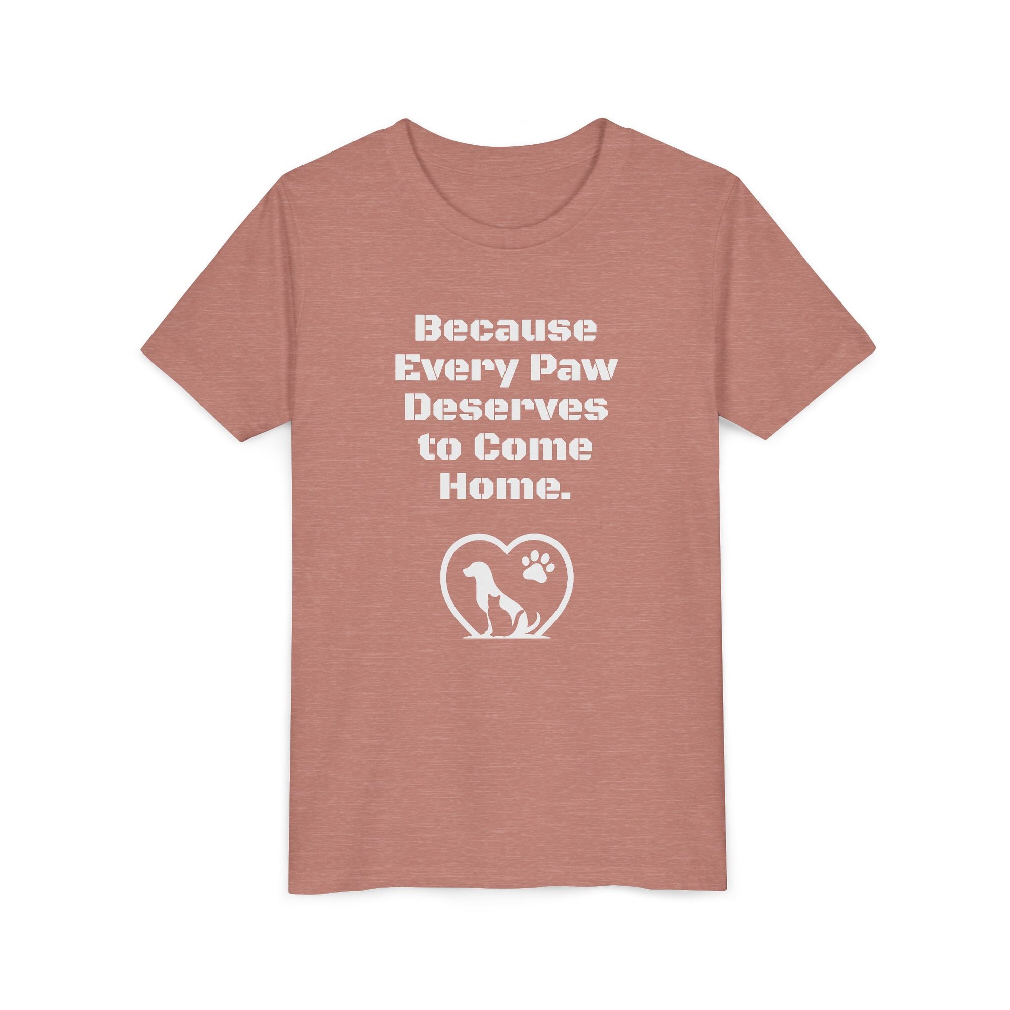 LPDR Youth Tee - Every Paw Deserves to Come Home