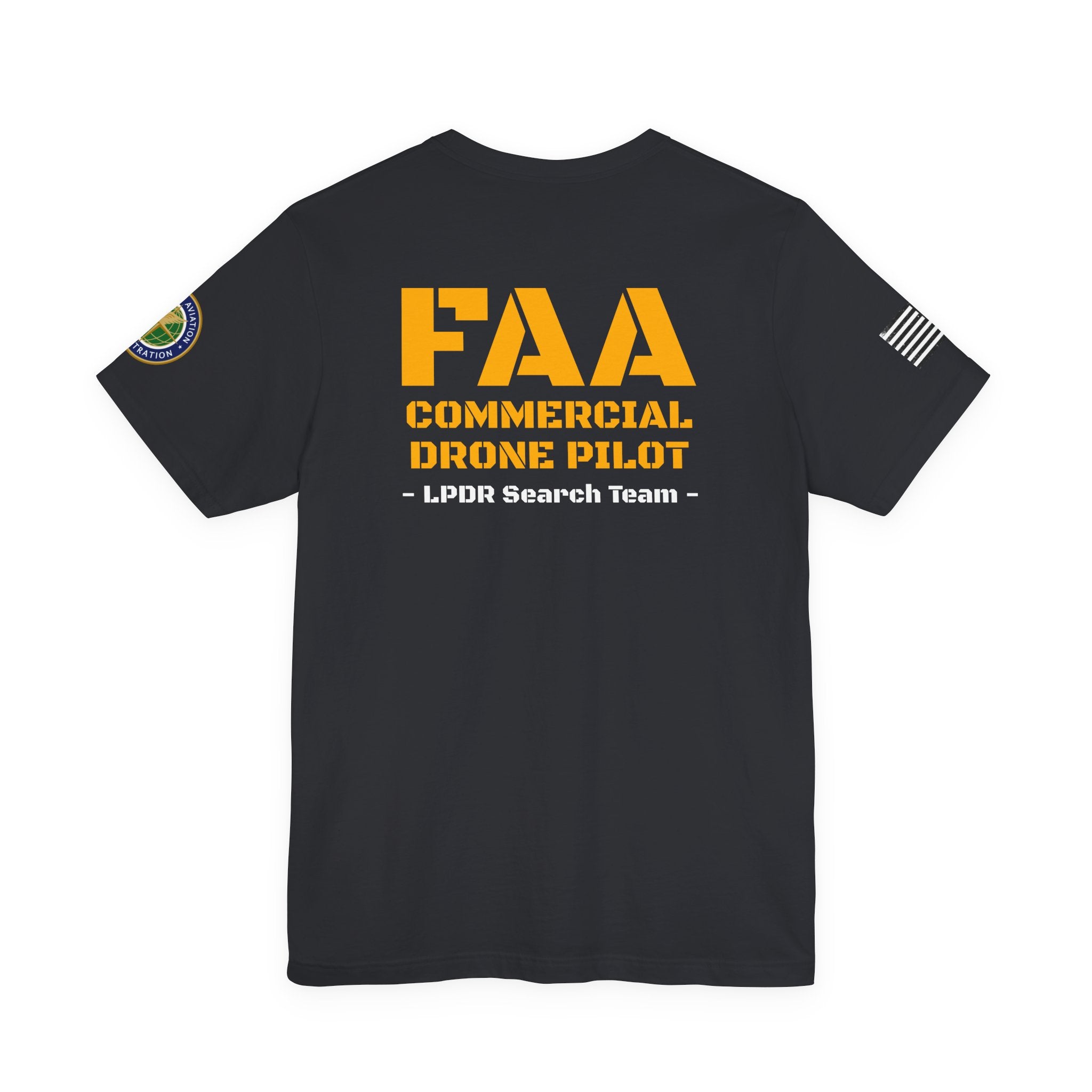 Custom FAA Drone Pilot Tee - LPDR