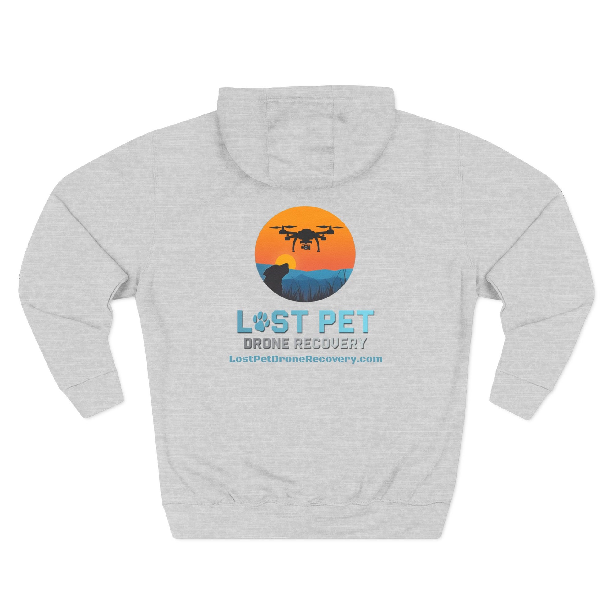 Fleece Hoodie - My Dog is My Valentine - LPDR