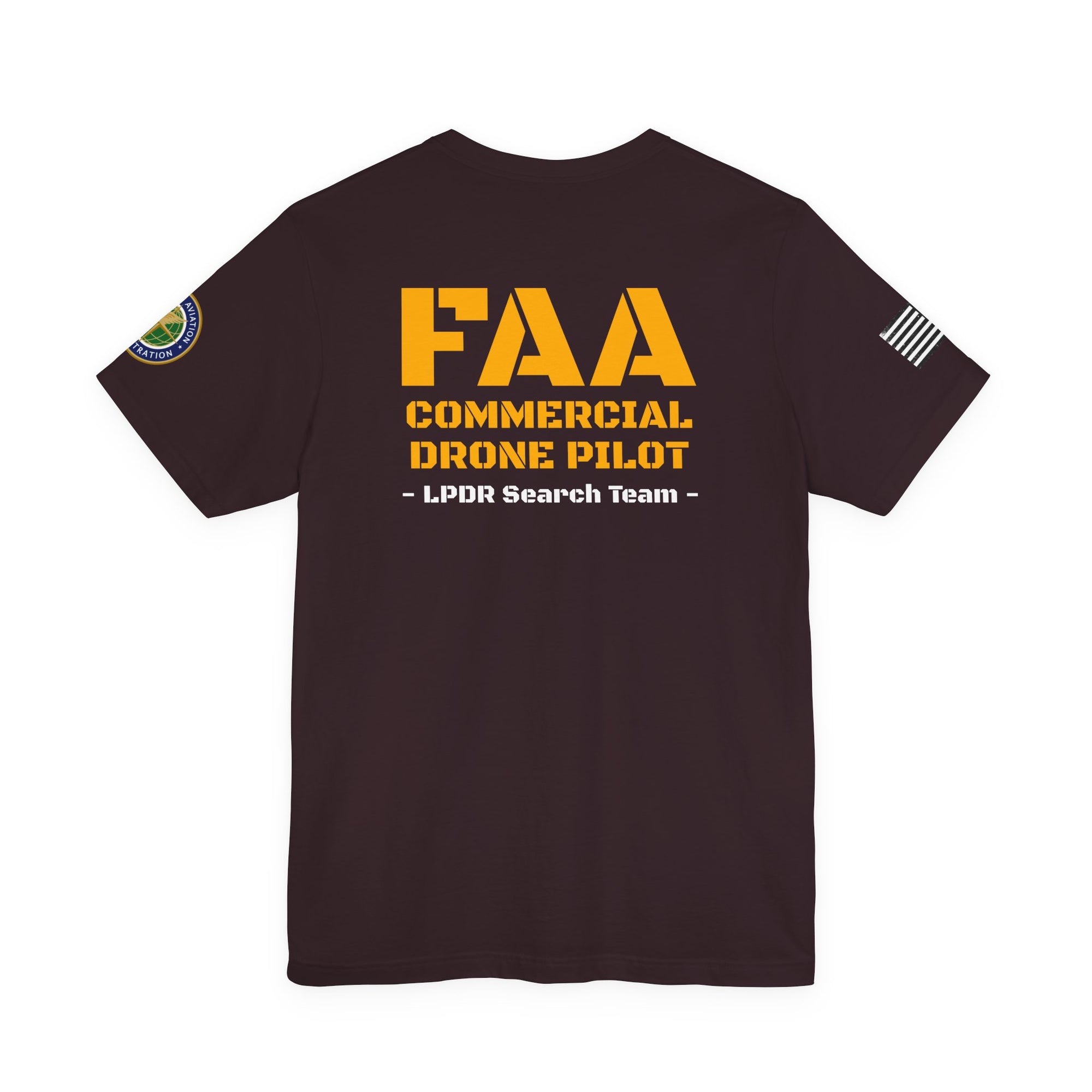 Custom FAA Drone Pilot Tee - LPDR