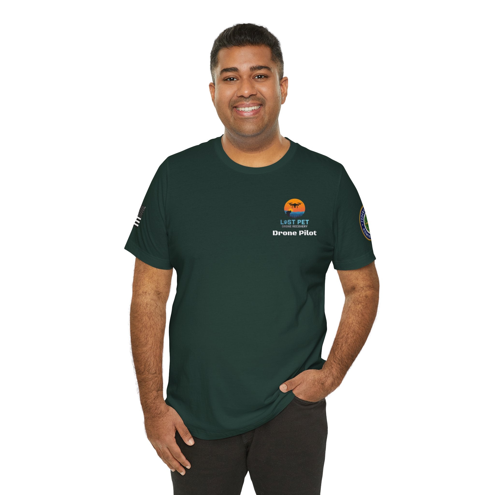 Custom FAA Drone Pilot Tee - LPDR