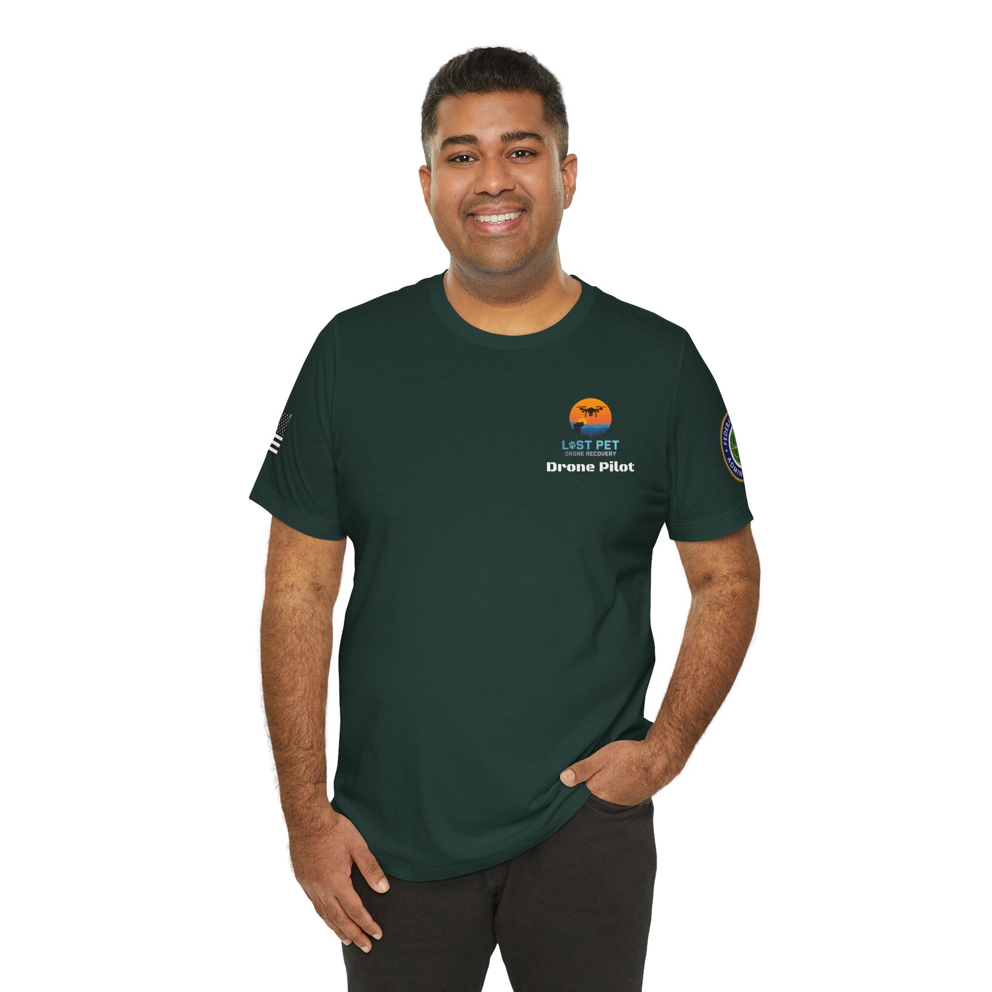 Custom FAA Drone Pilot Tee - LPDR