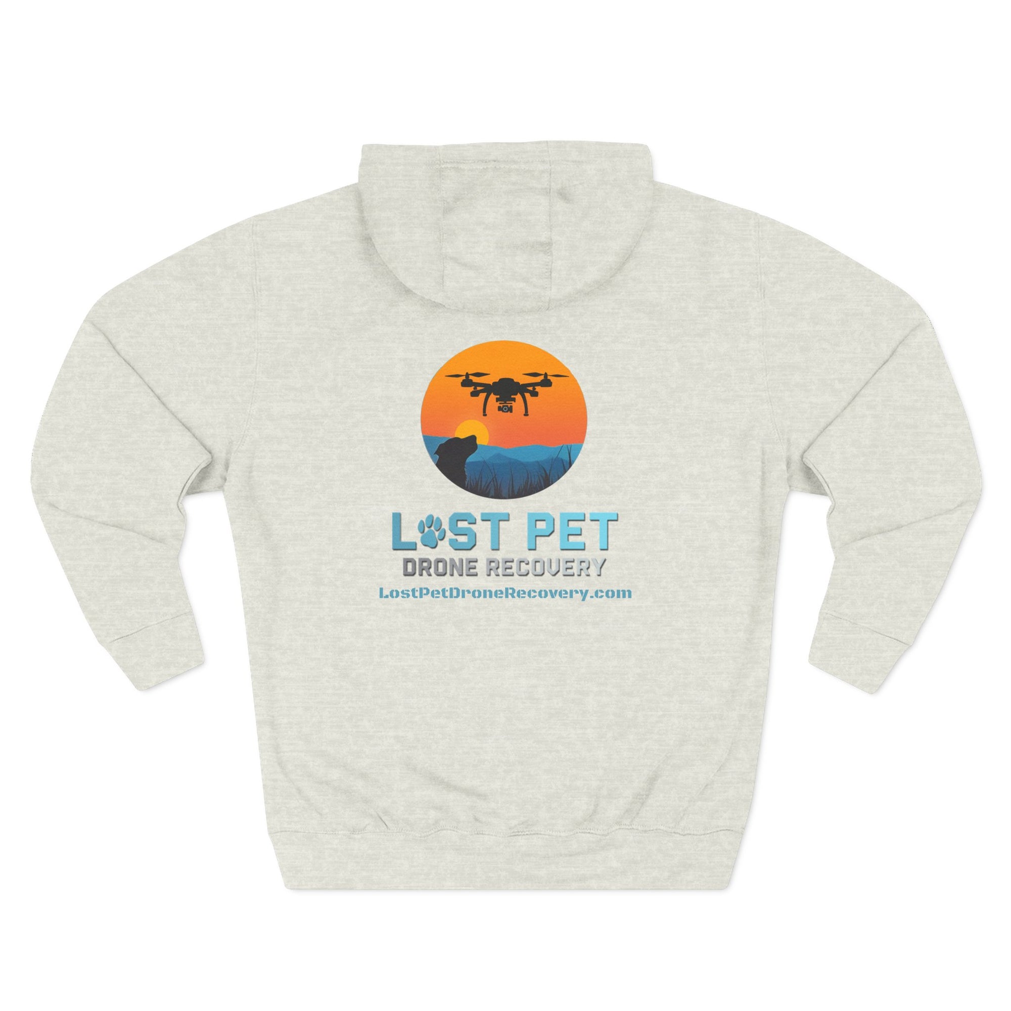 Fleece Hoodie - My Dog is My Valentine - LPDR