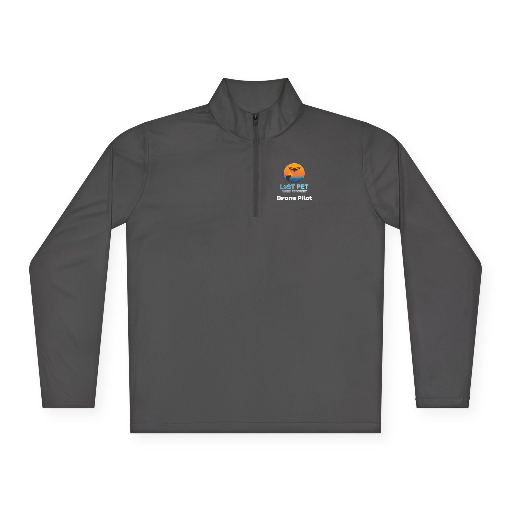 Drone Pilot Quarter-Zip Pullover - FAA LPDR Design