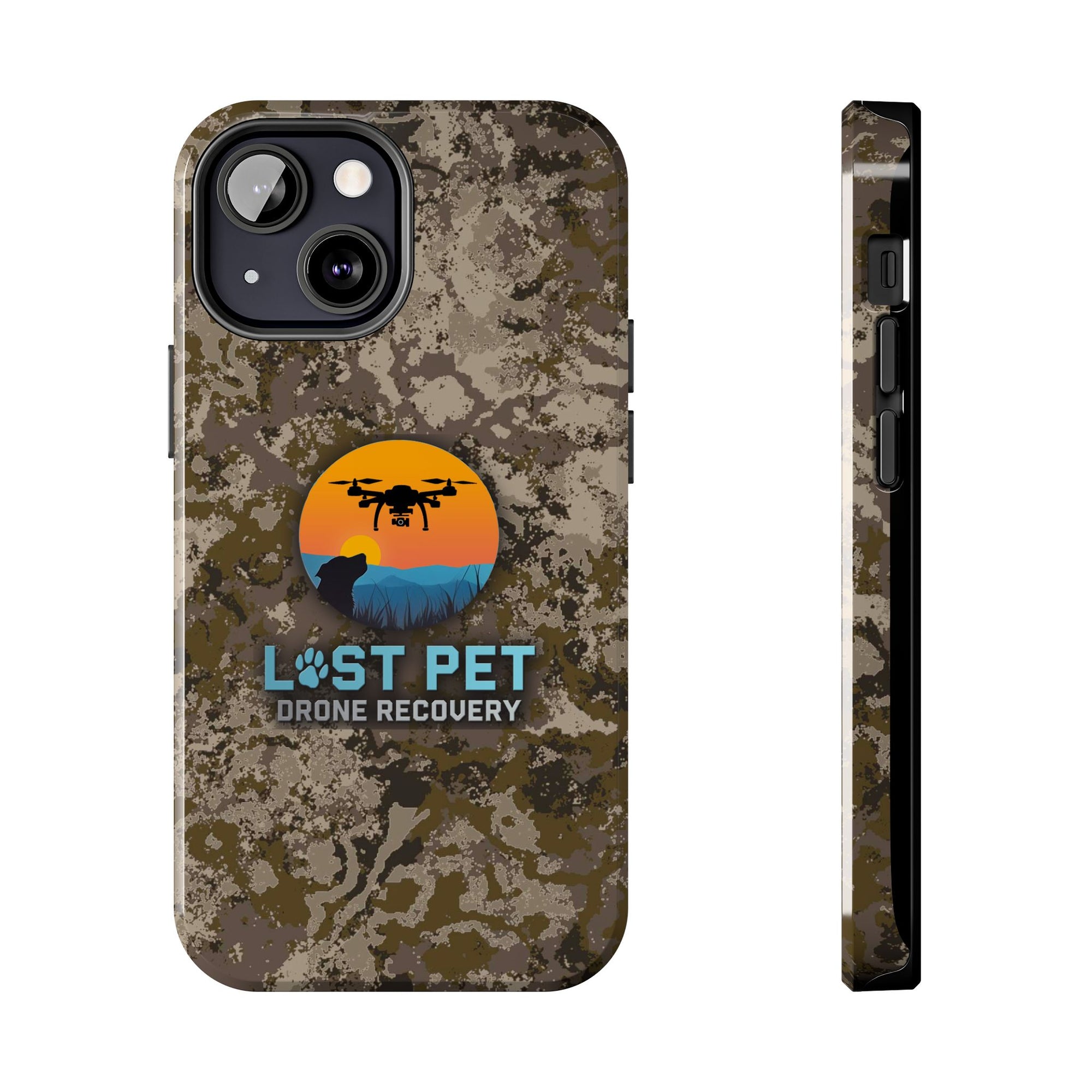 Lost Pet Drone Recovery Phone Case - Camo