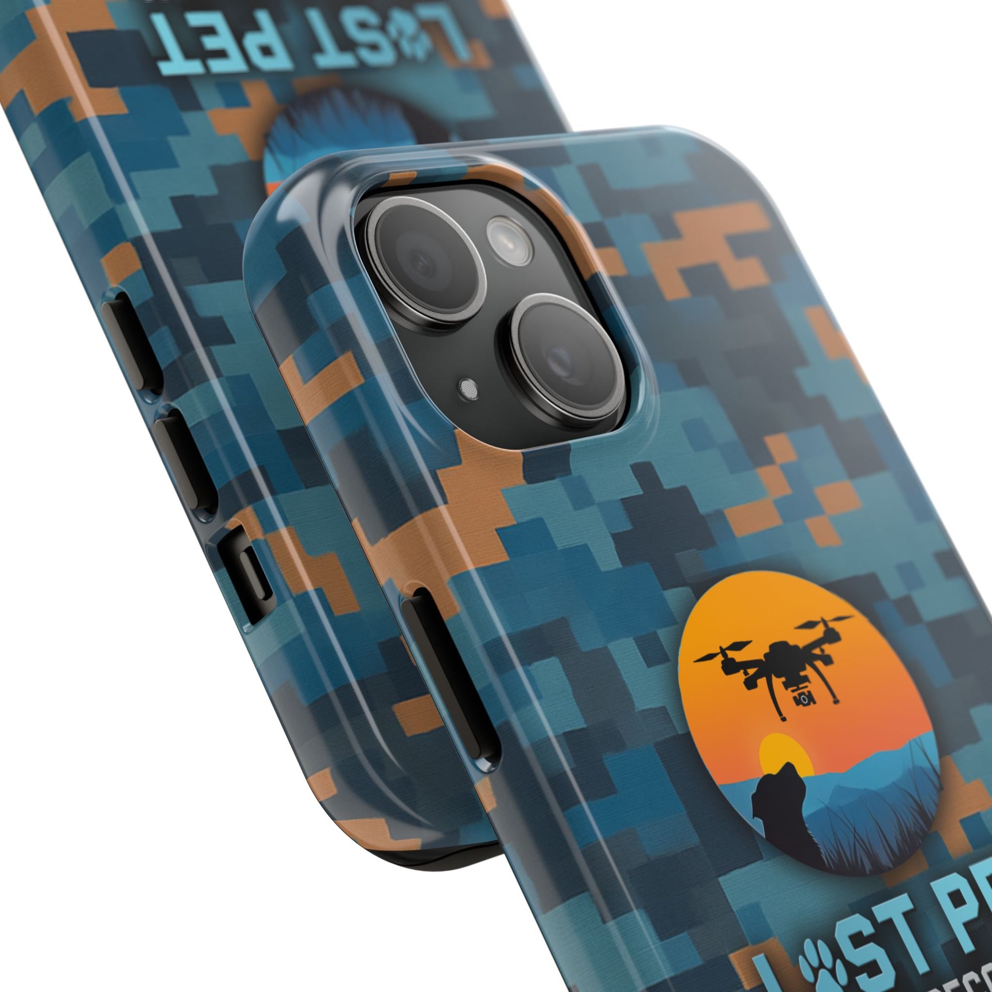 Lost Pet Drone Recovery Phone Case - *Signature LPDR Brand Camo*