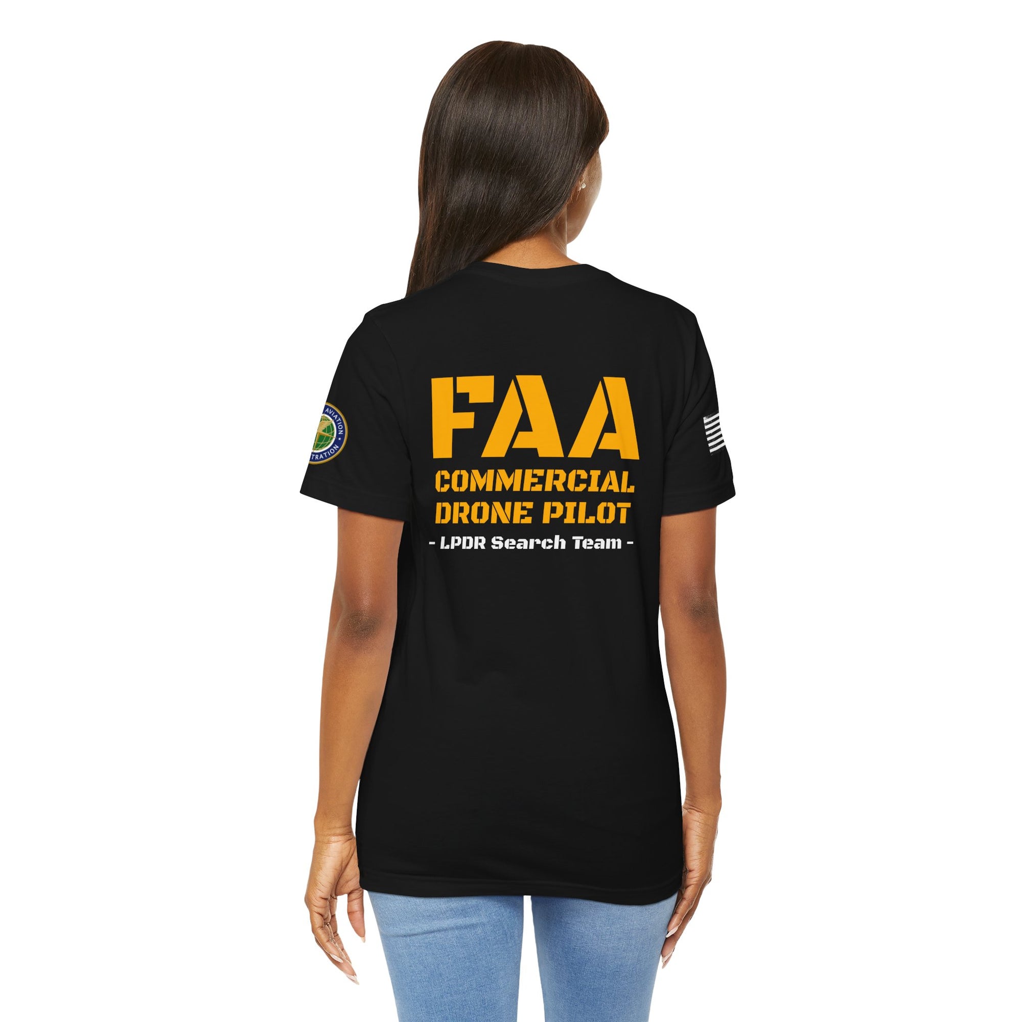 Custom FAA Drone Pilot Tee - LPDR