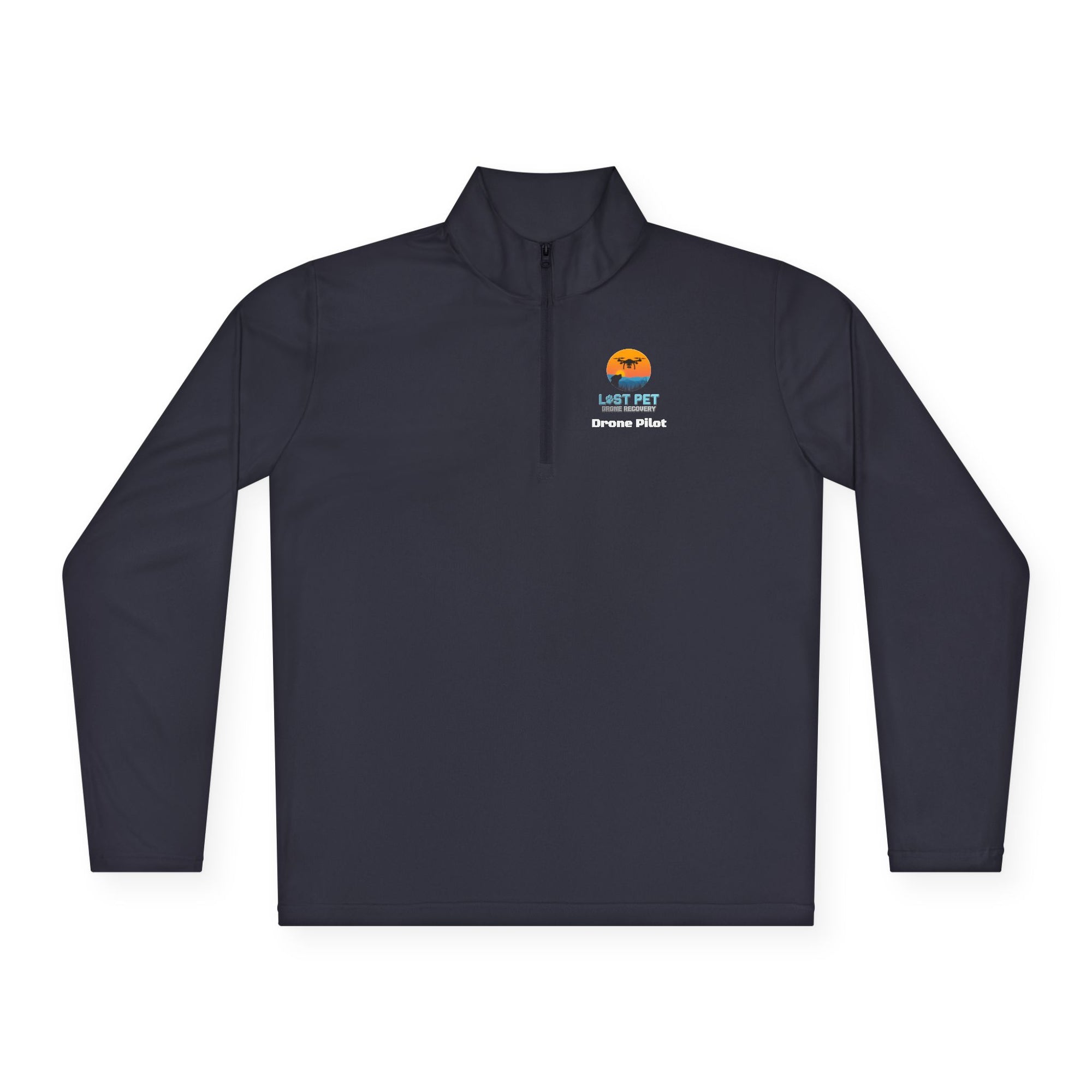 Drone Pilot Quarter-Zip Pullover - FAA LPDR Design