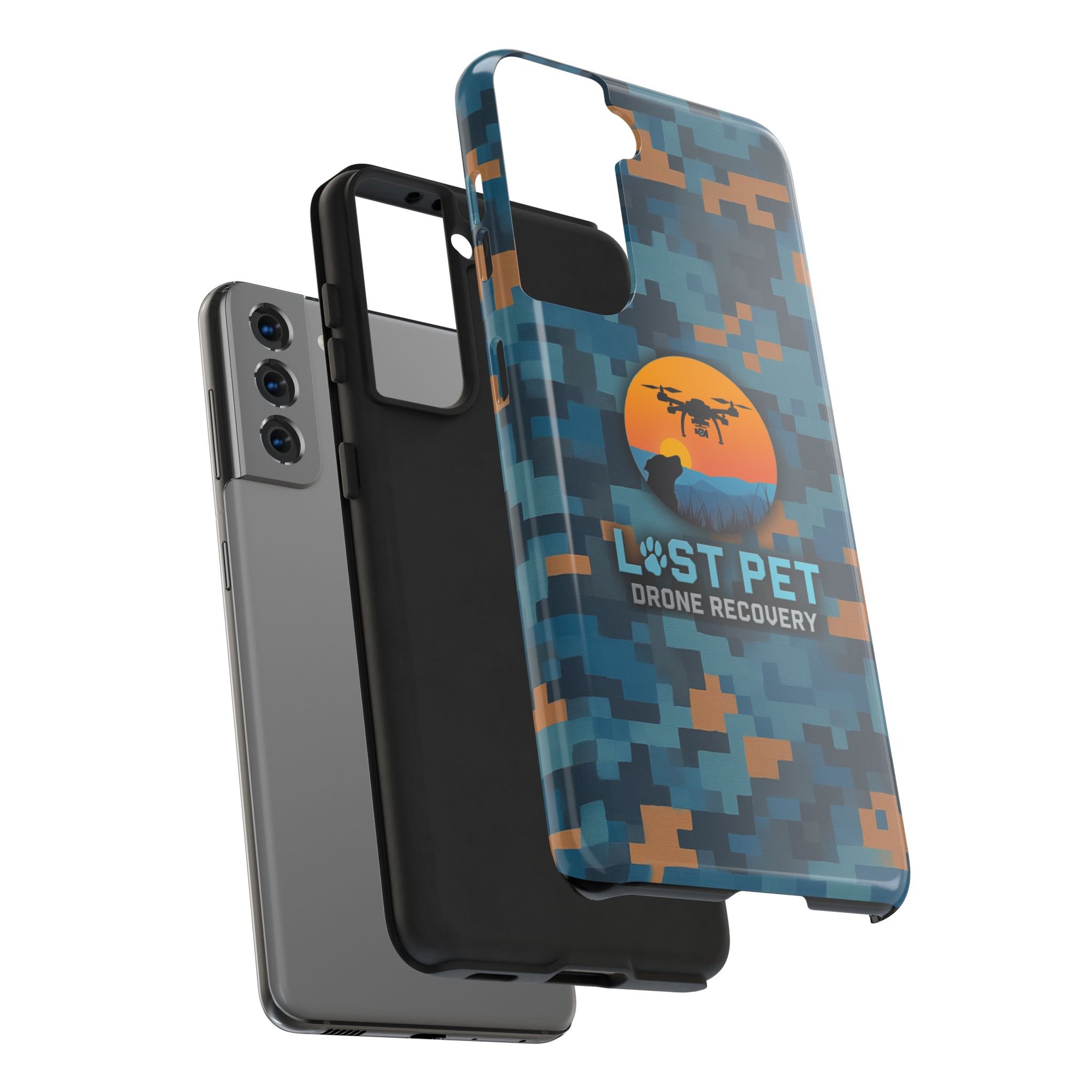 Lost Pet Drone Recovery Phone Case - *Signature LPDR Brand Camo*