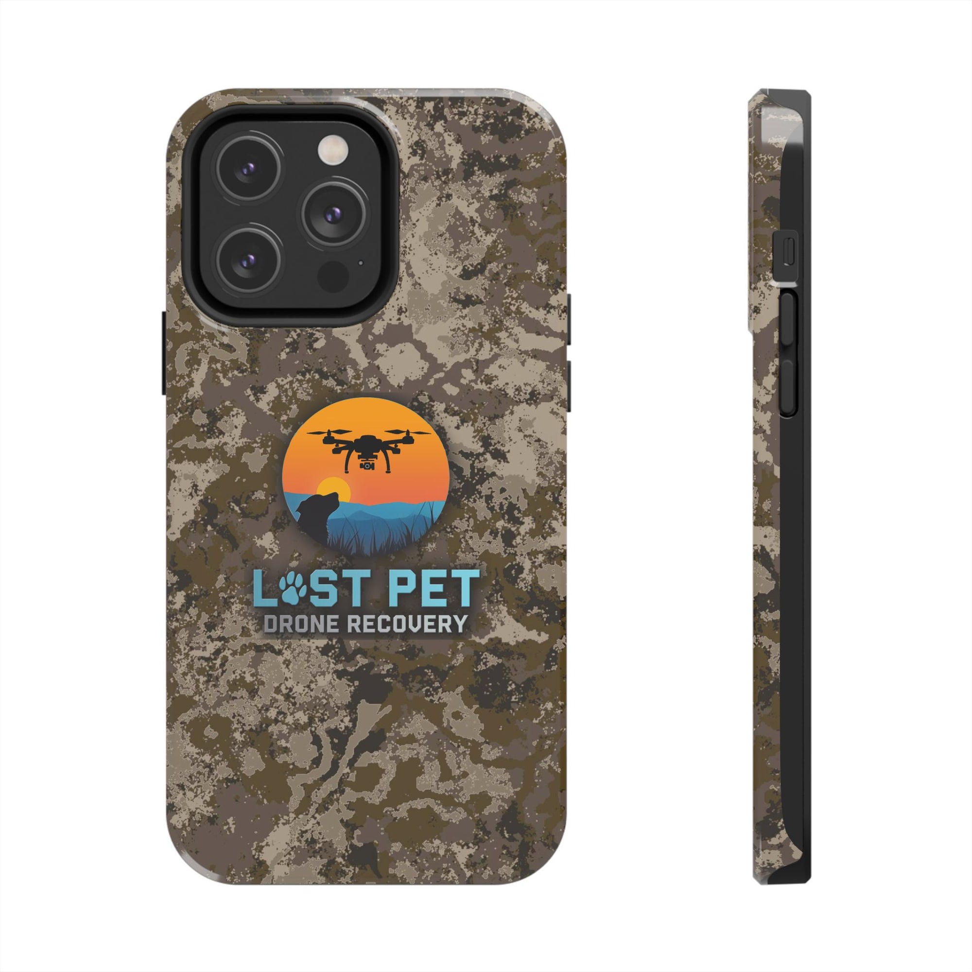 Lost Pet Drone Recovery Phone Case - Camo