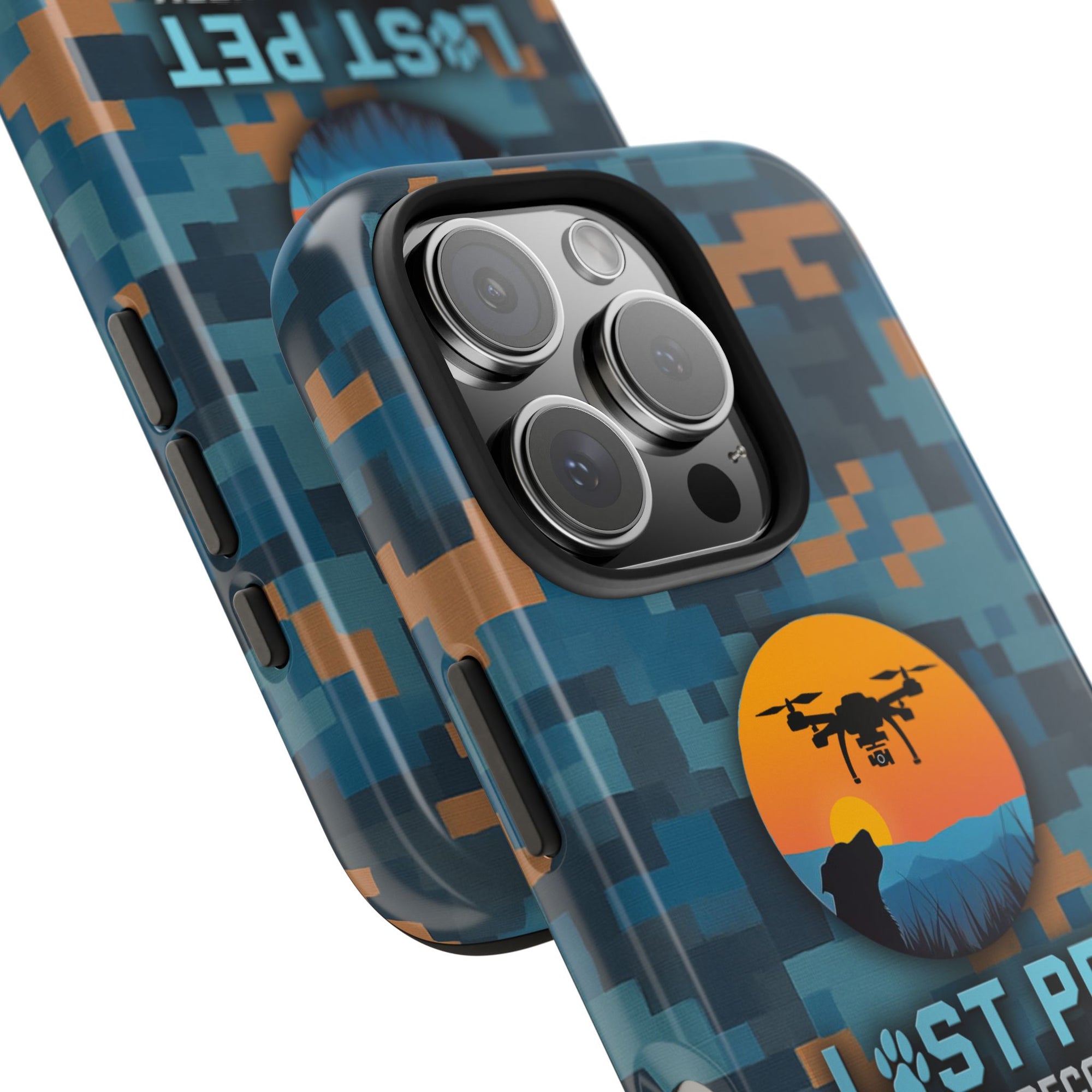 Lost Pet Drone Recovery Phone Case - *Signature LPDR Brand Camo*