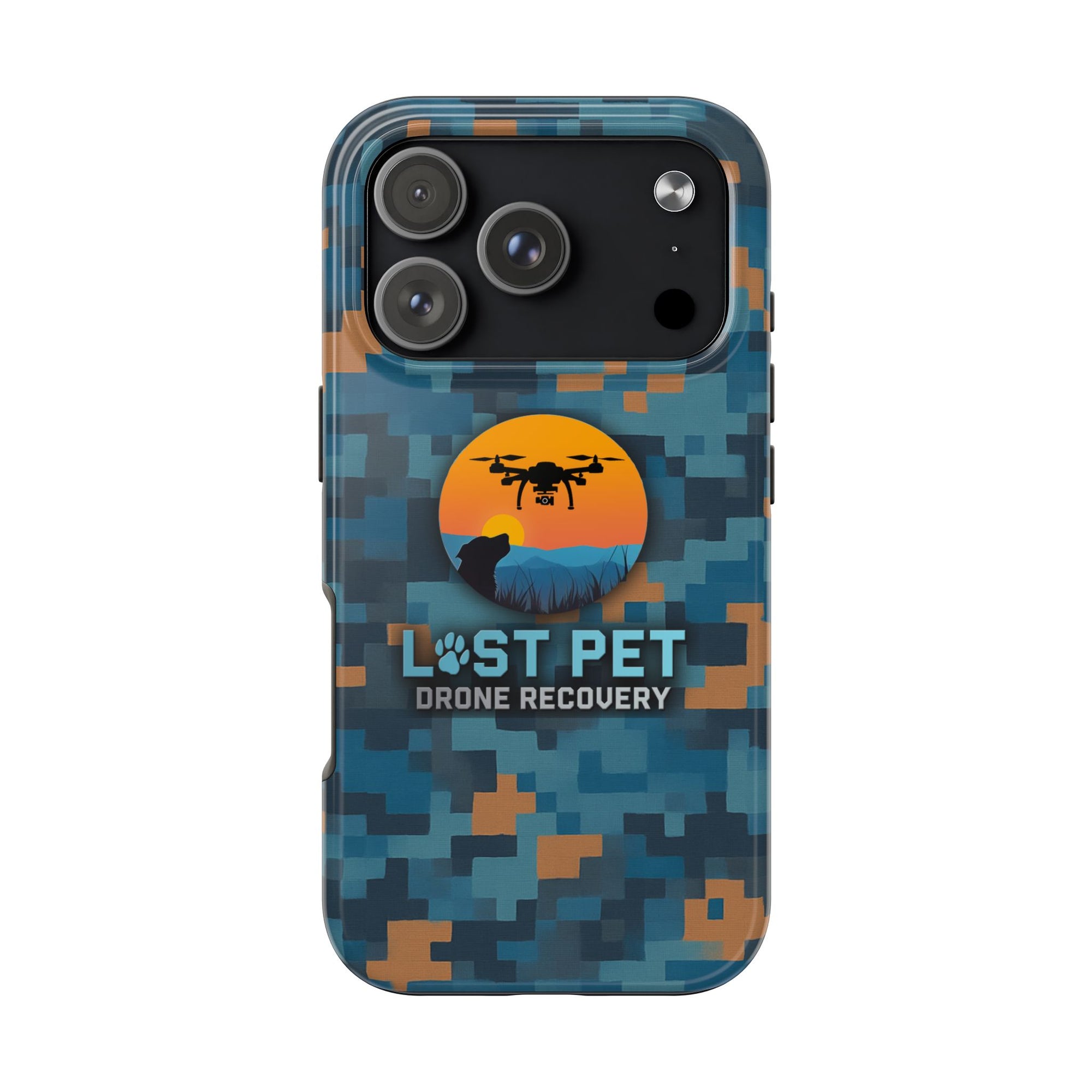 Lost Pet Drone Recovery Phone Case - *Signature LPDR Brand Camo*