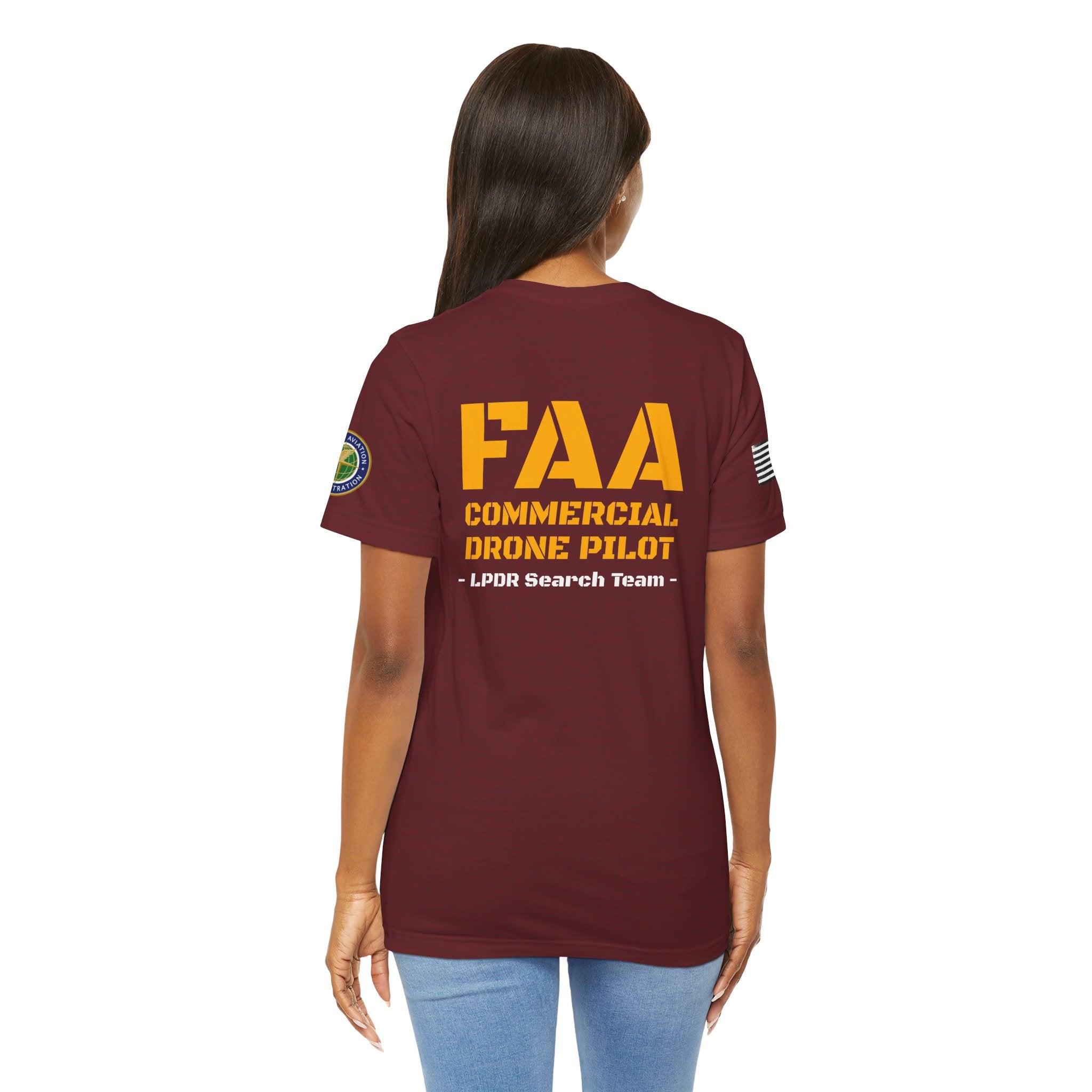 Custom FAA Drone Pilot Tee - LPDR
